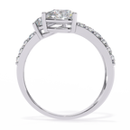 Open Embrace Diamond Ring