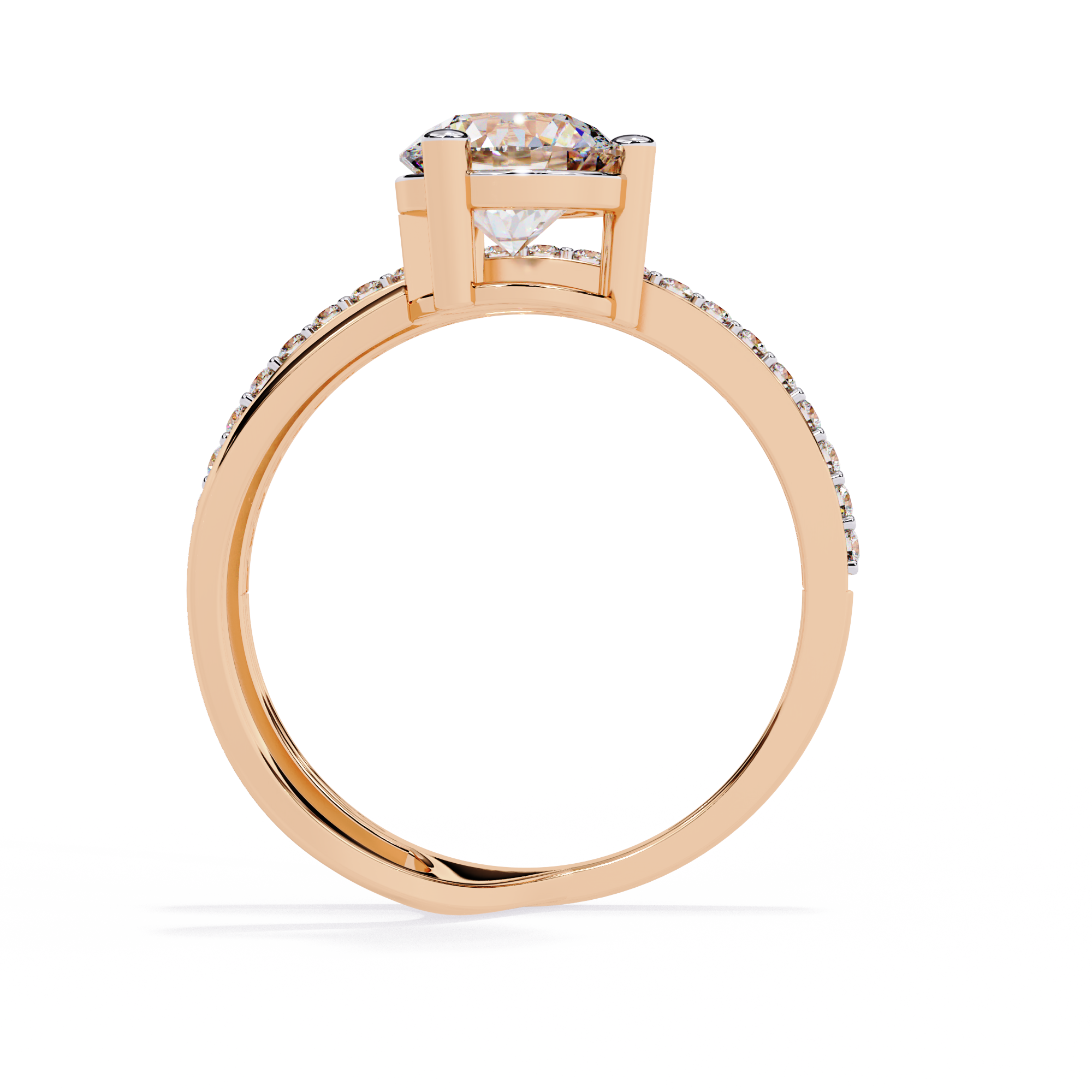 Solitaire Spectrum Ring