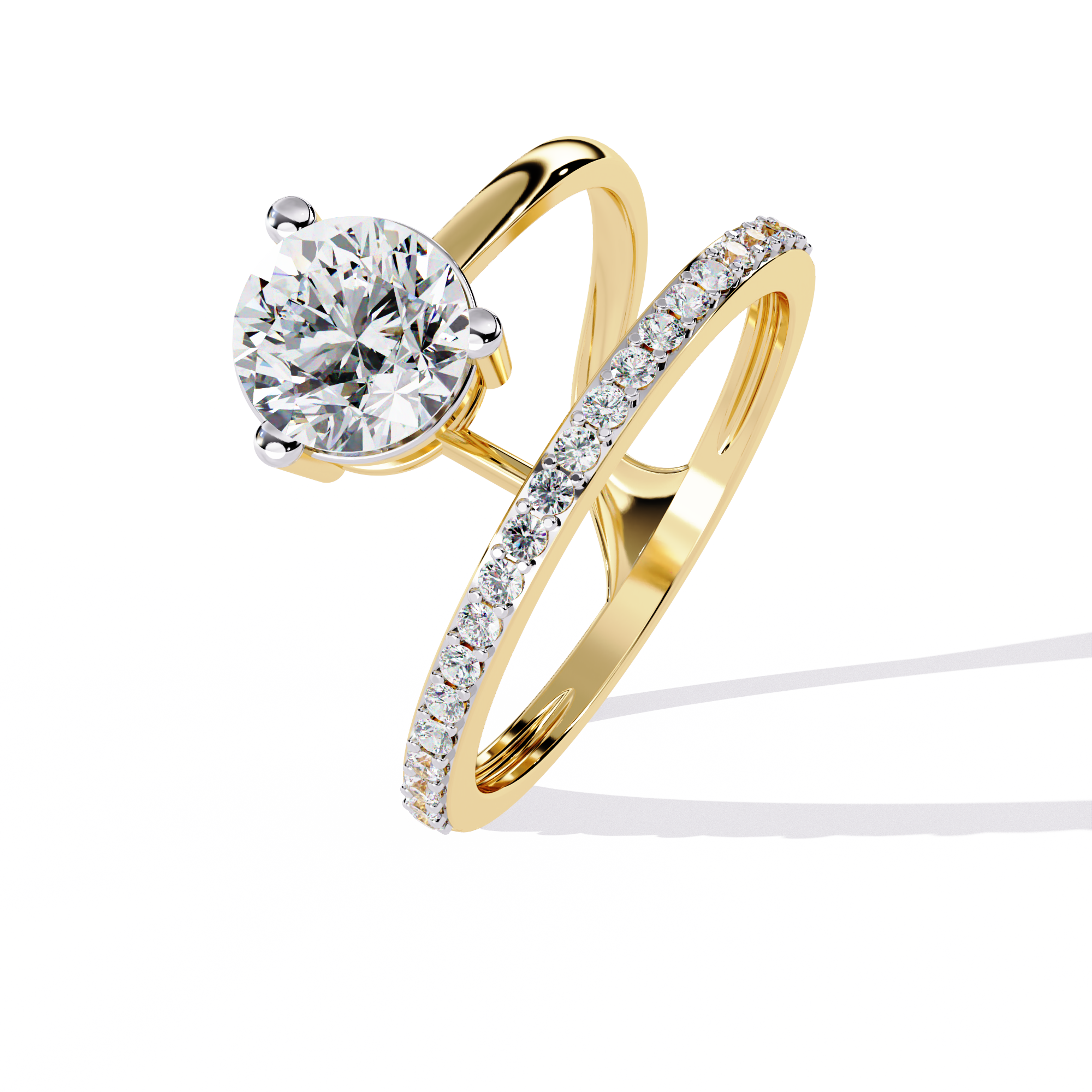 Solitaire Spectrum Ring