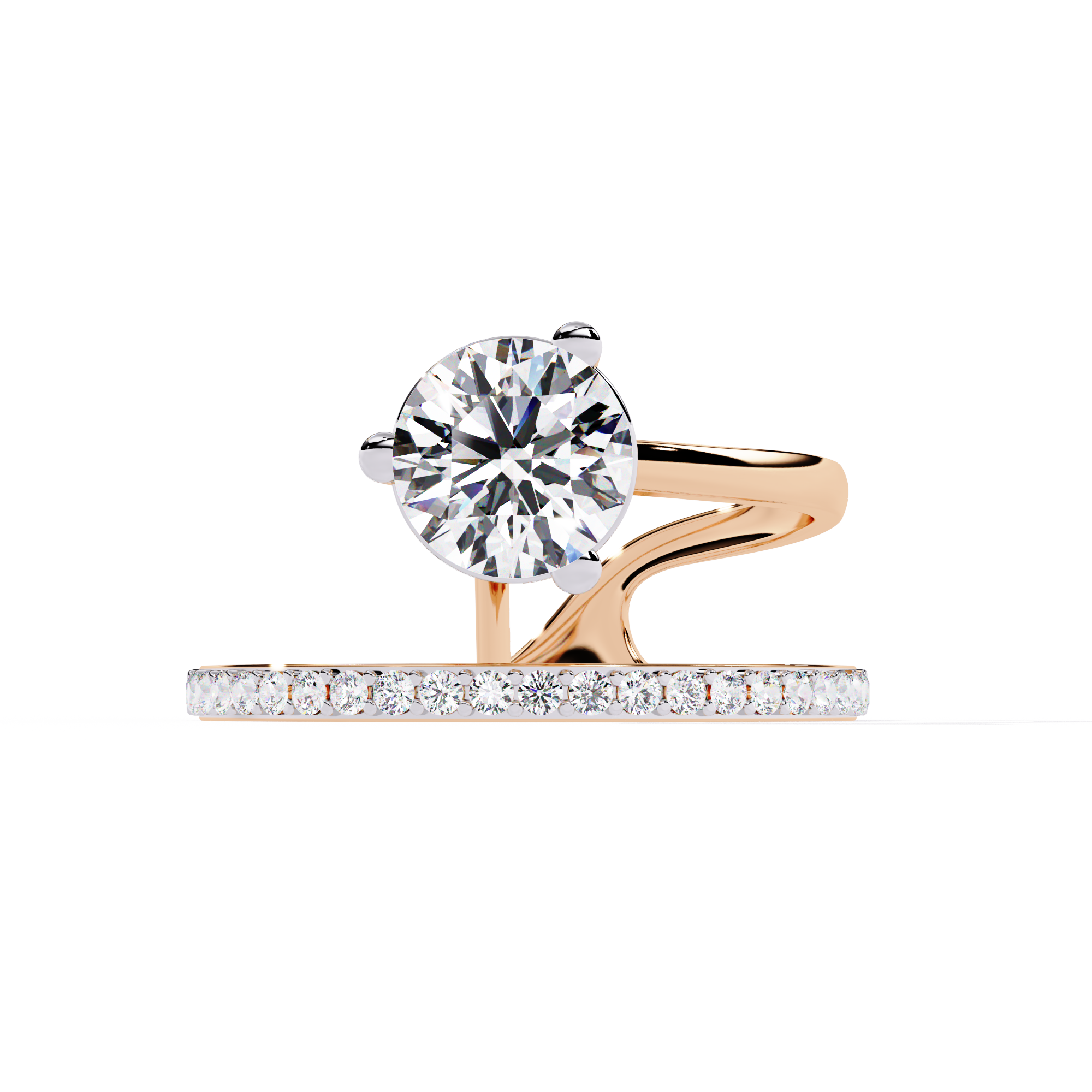 Solitaire Spectrum Ring