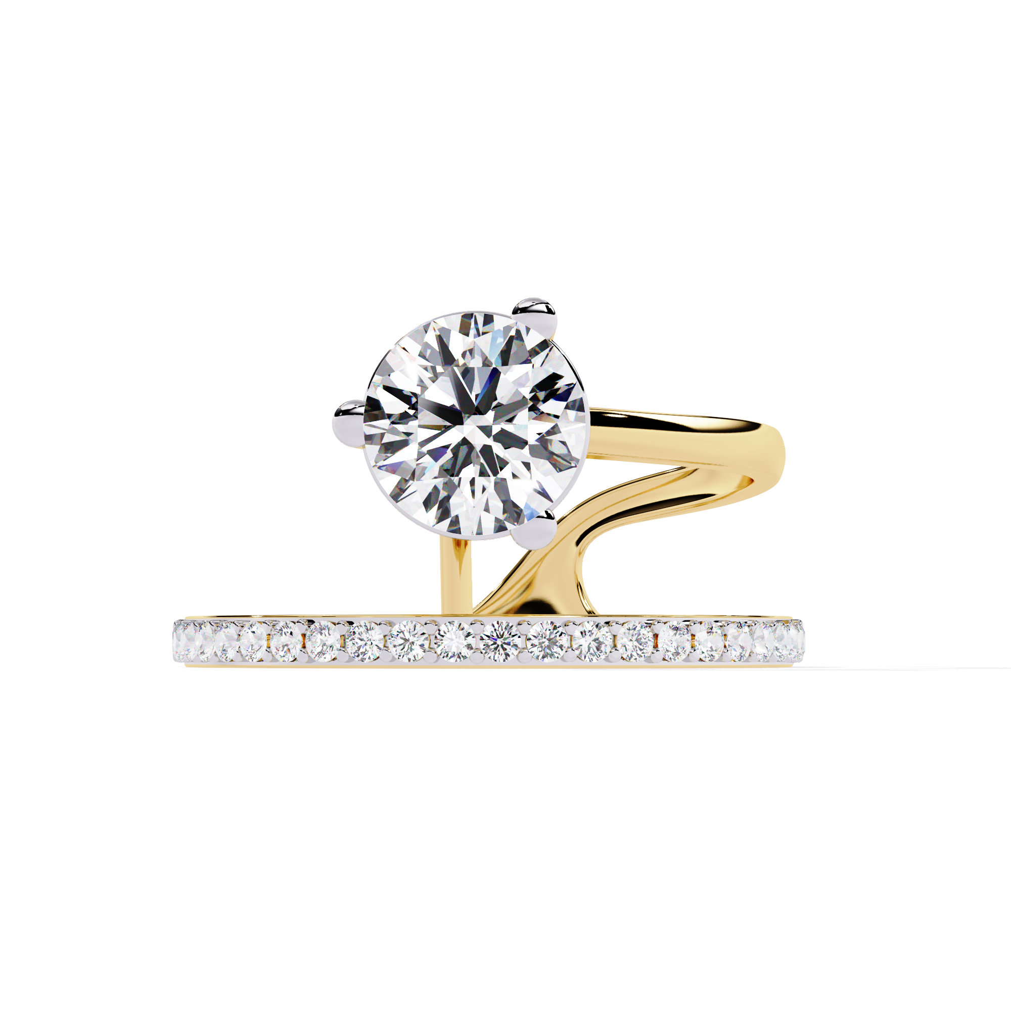 Solitaire Spectrum Ring