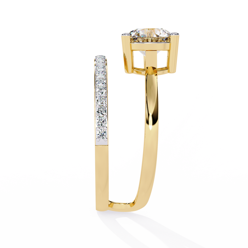 Solitaire Spectrum Ring