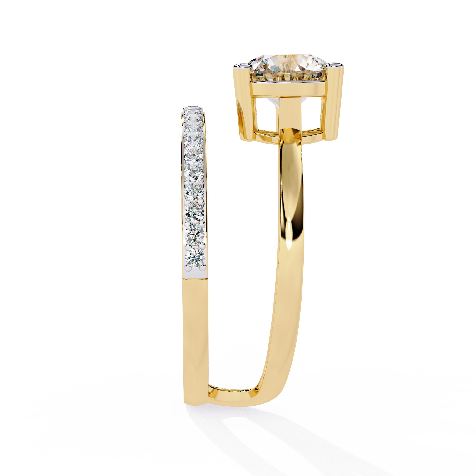 Solitaire Spectrum Ring
