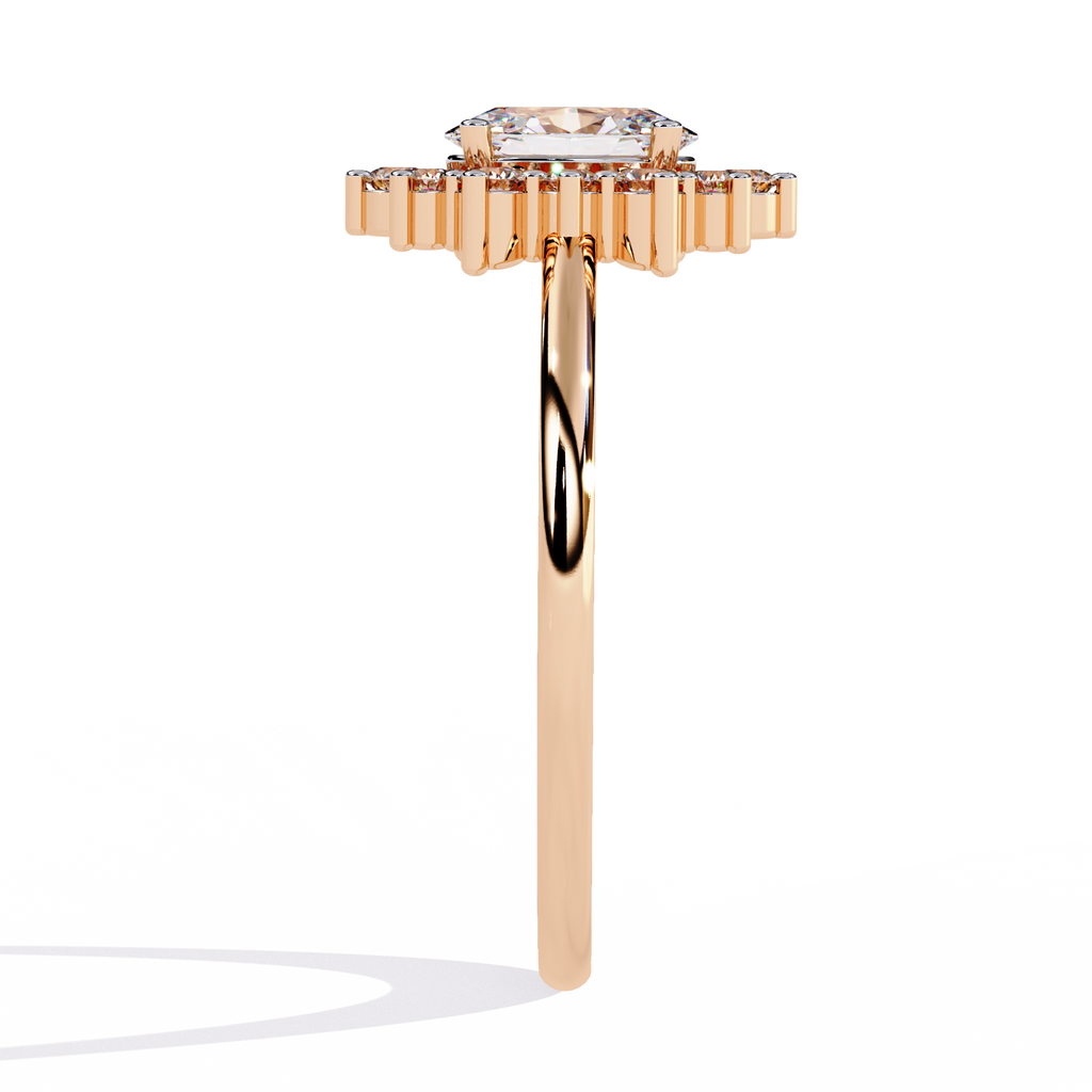 Oval Glow Diamond Ring