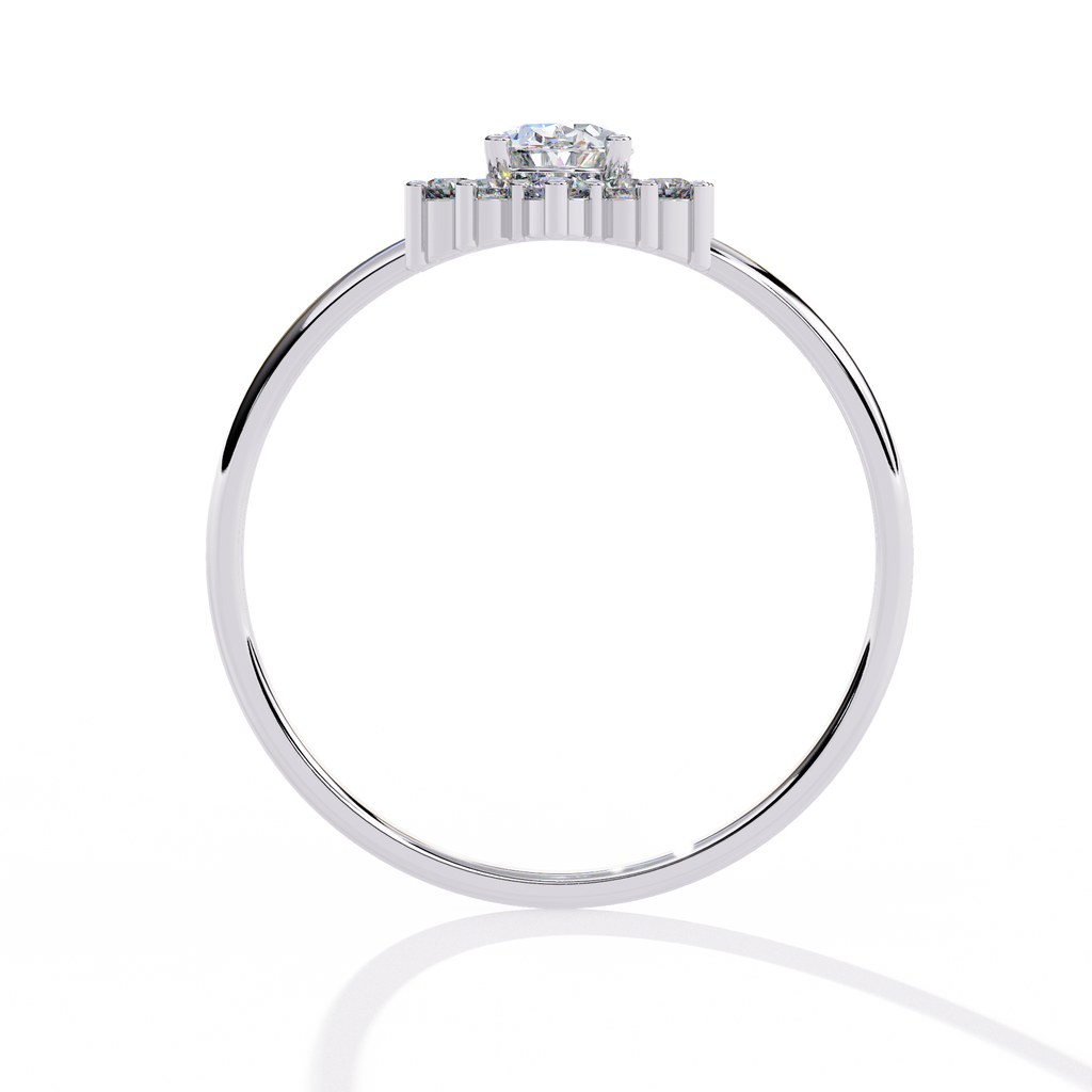 Oval Glow Diamond Ring