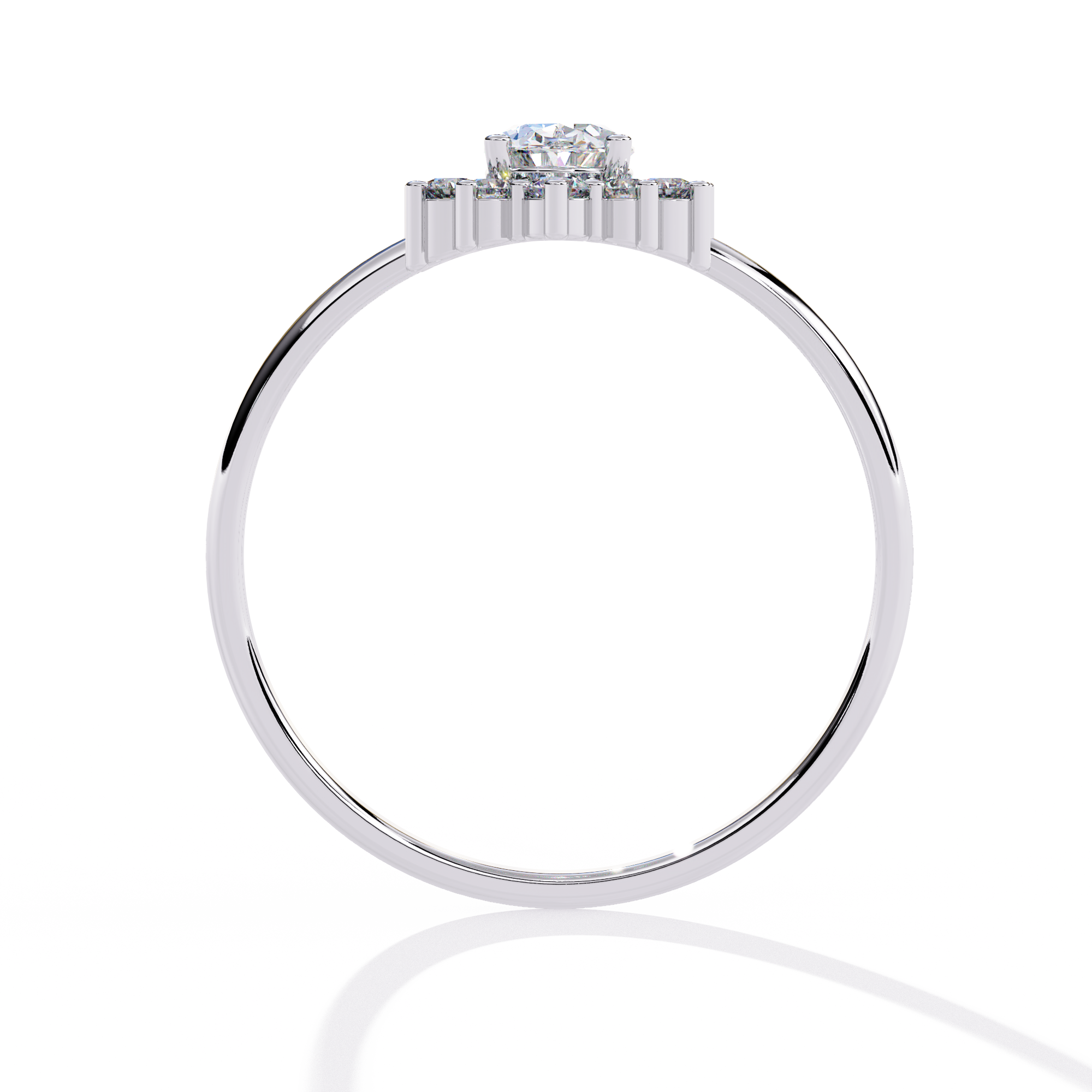 Oval Glow Diamond Ring