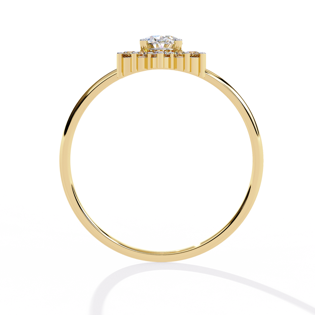 Oval Glow Diamond Ring