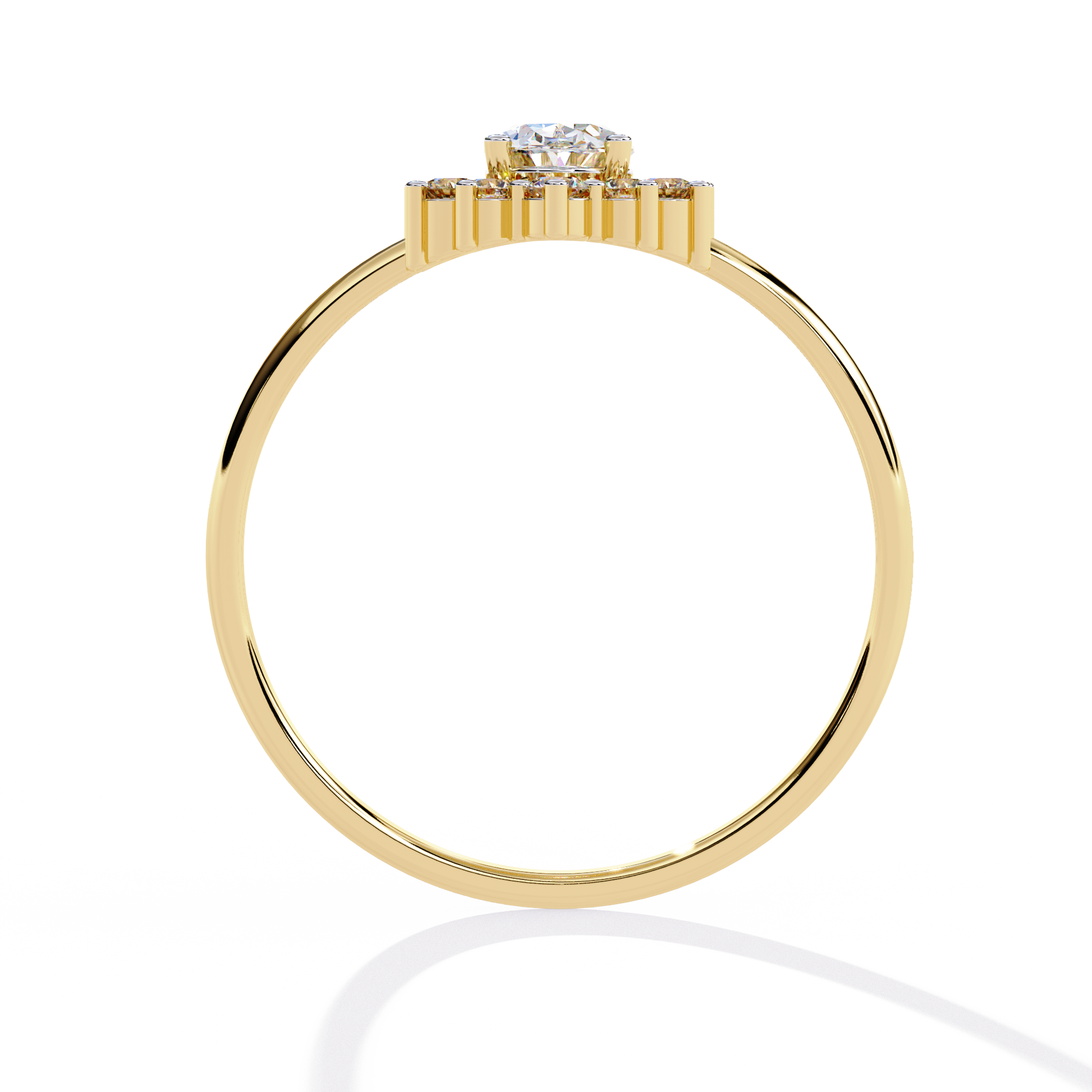 Oval Glow Diamond Ring