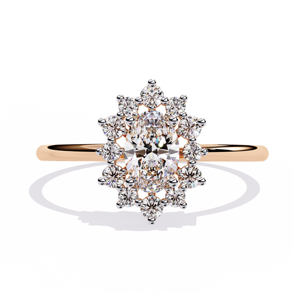 Oval Glow Diamond Ring