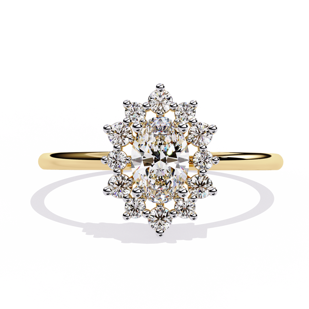 Oval Glow Diamond Ring