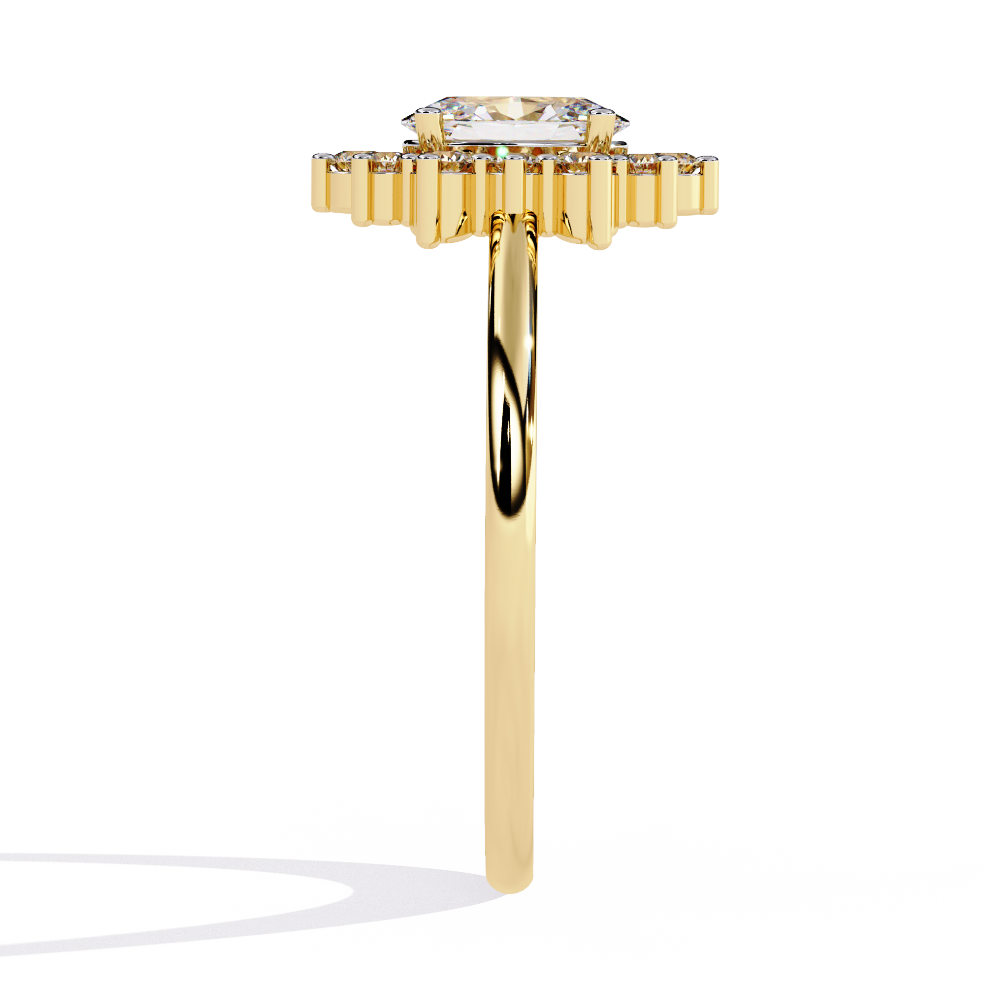 Oval Glow Diamond Ring