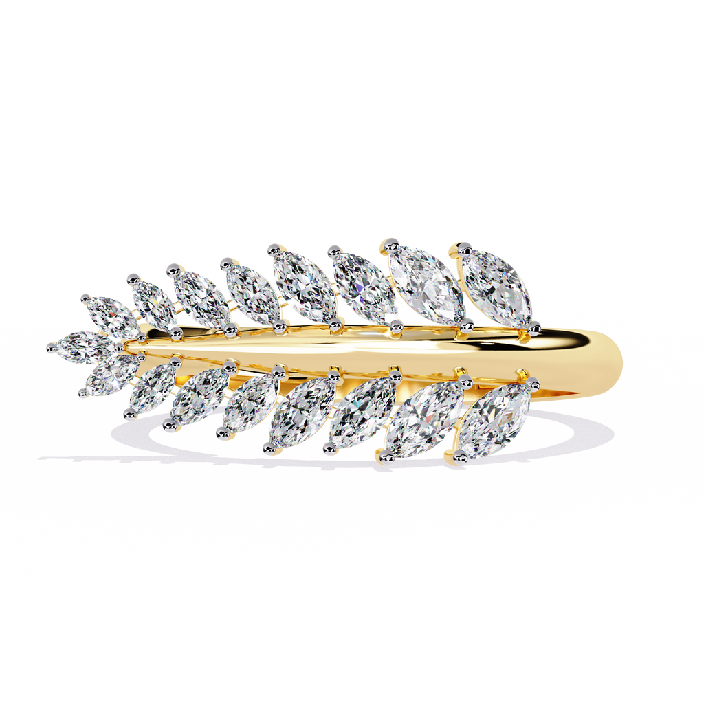 Foliage Flair Diamond Ring