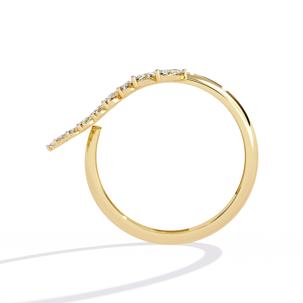 Foliage Flair Diamond Ring