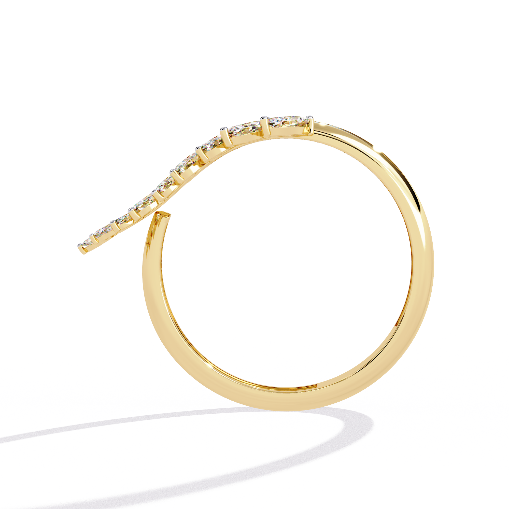 Foliage Flair Diamond Ring