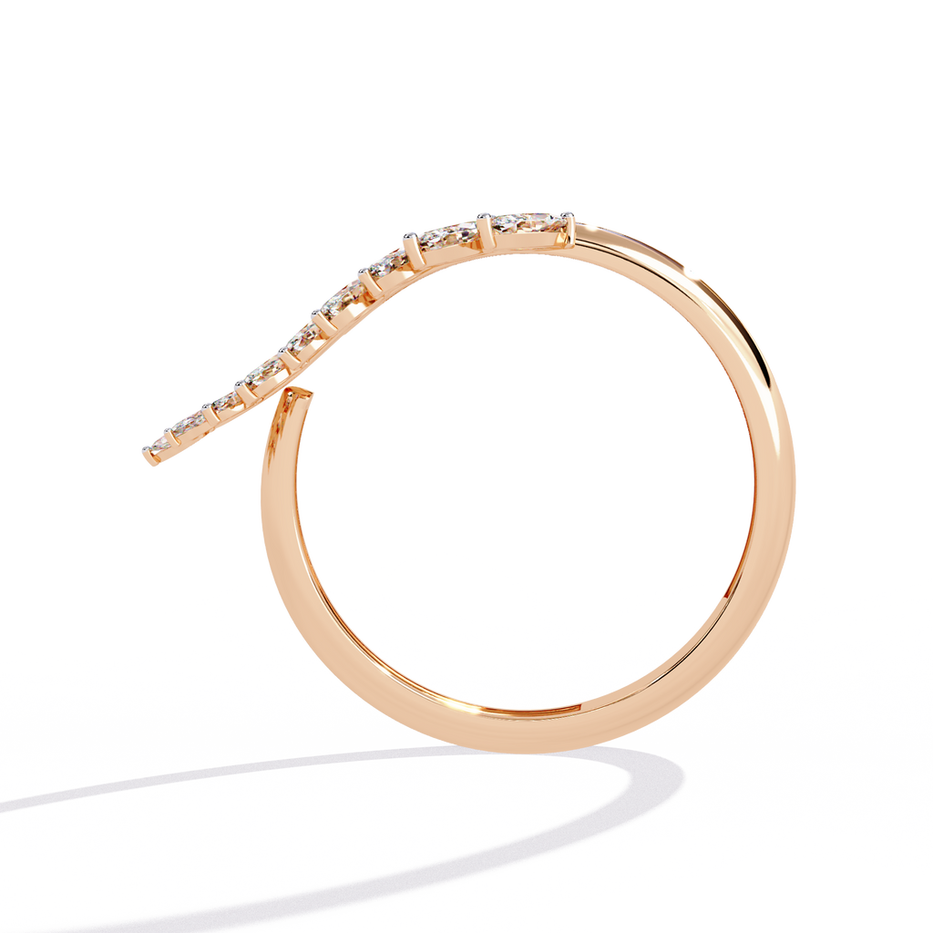 Foliage Flair Diamond Ring