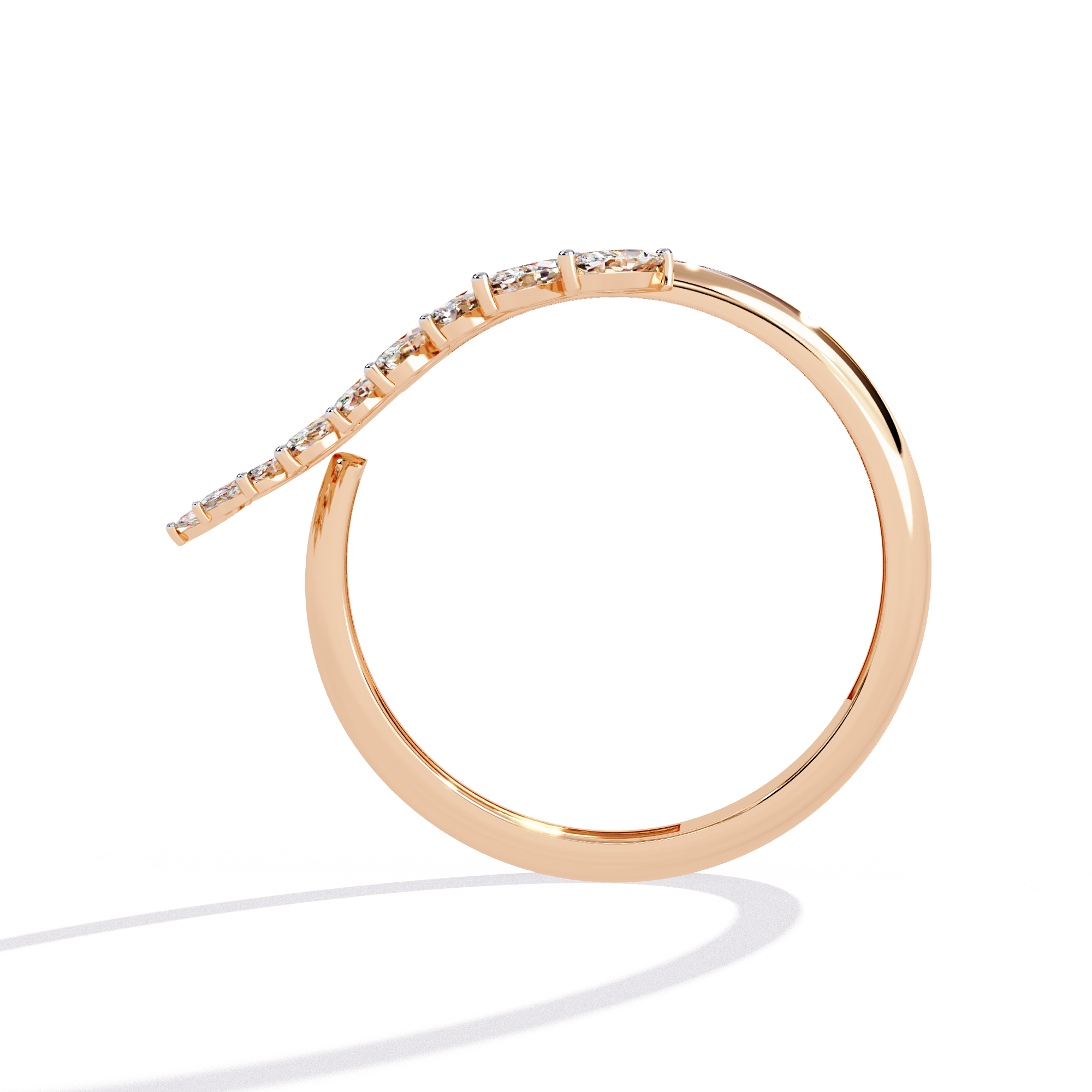 Foliage Flair Diamond Ring