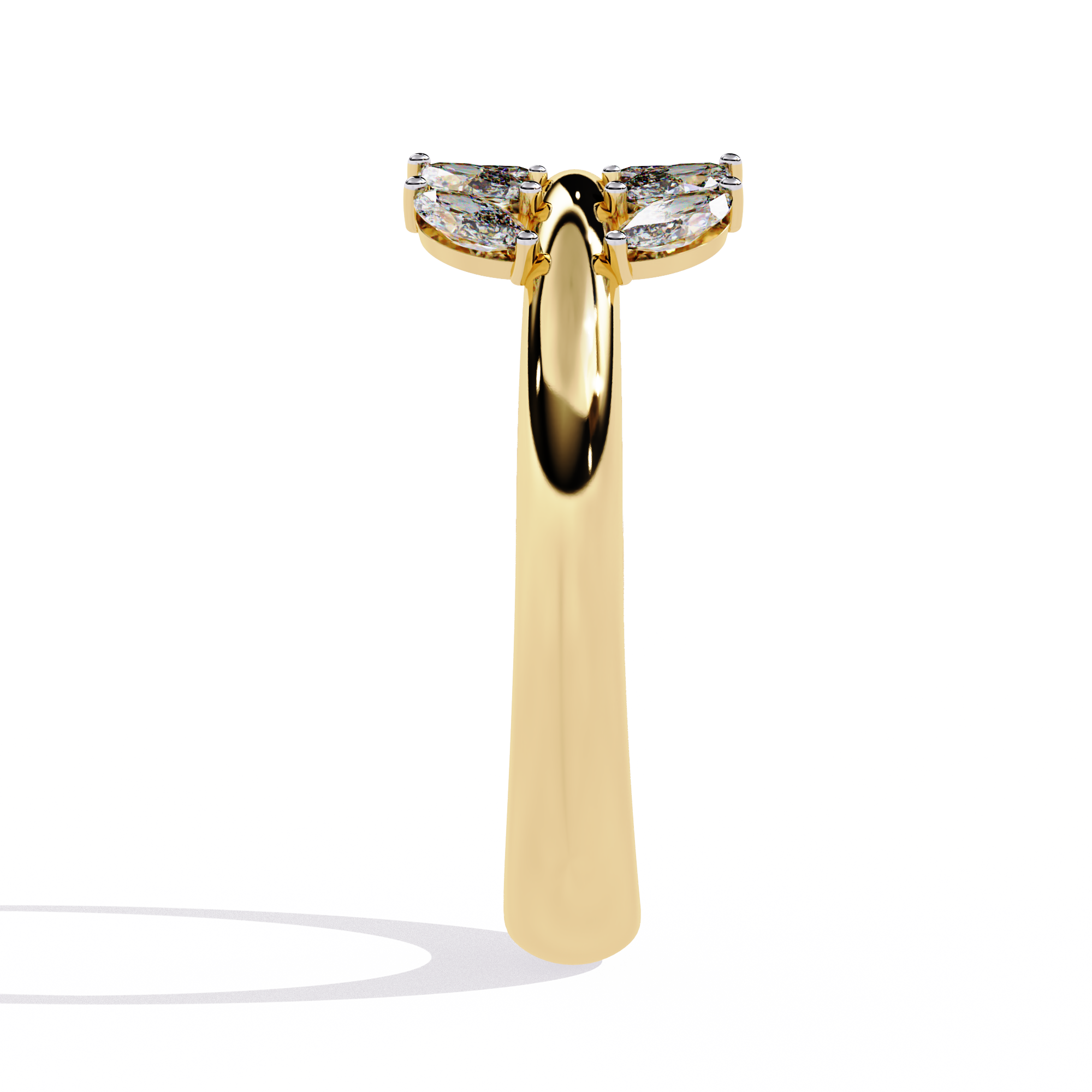 Foliage Flair Diamond Ring