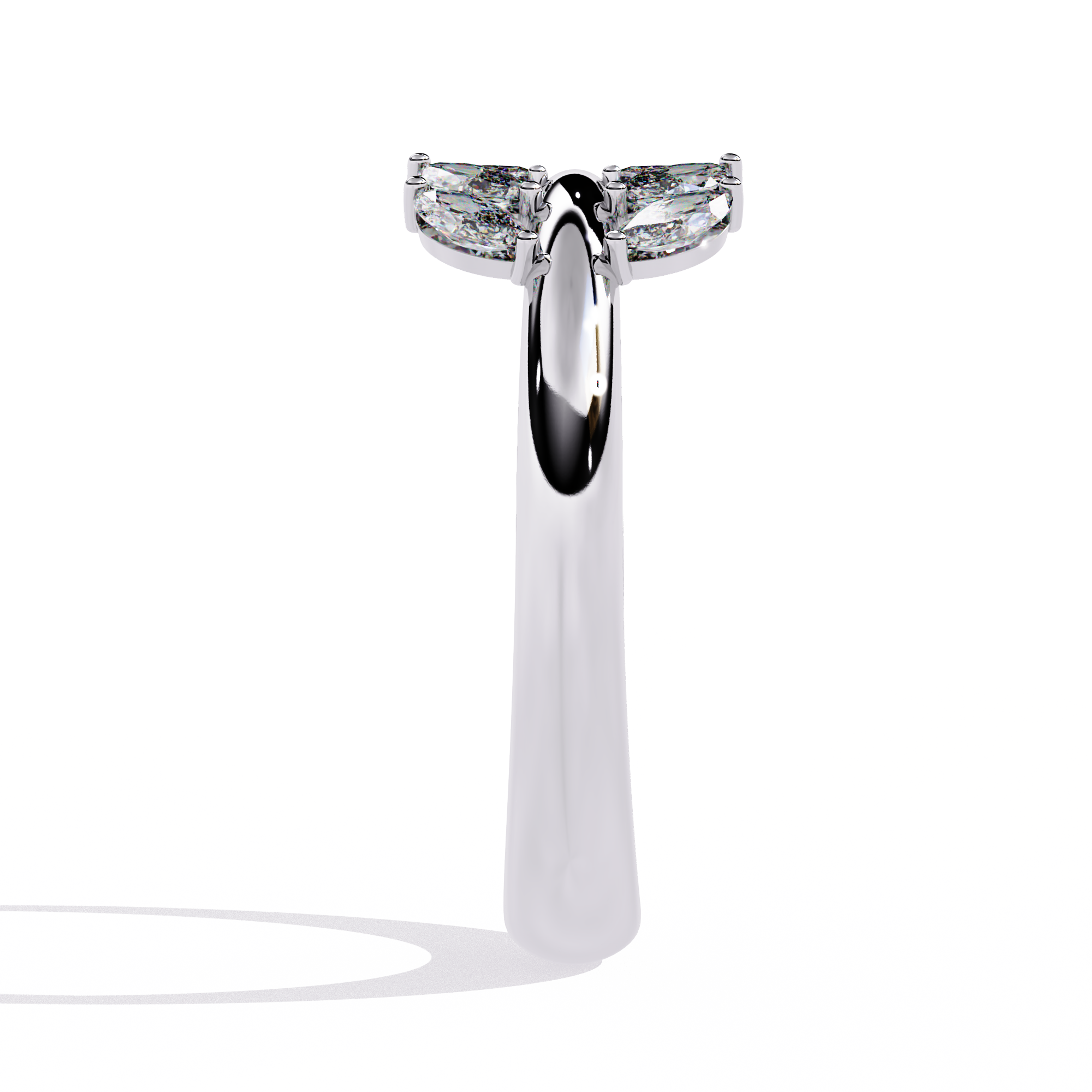 Foliage Flair Diamond Ring