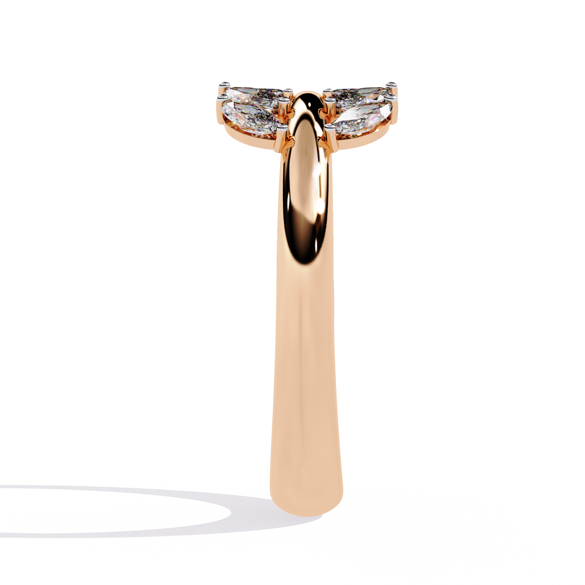 Foliage Flair Diamond Ring