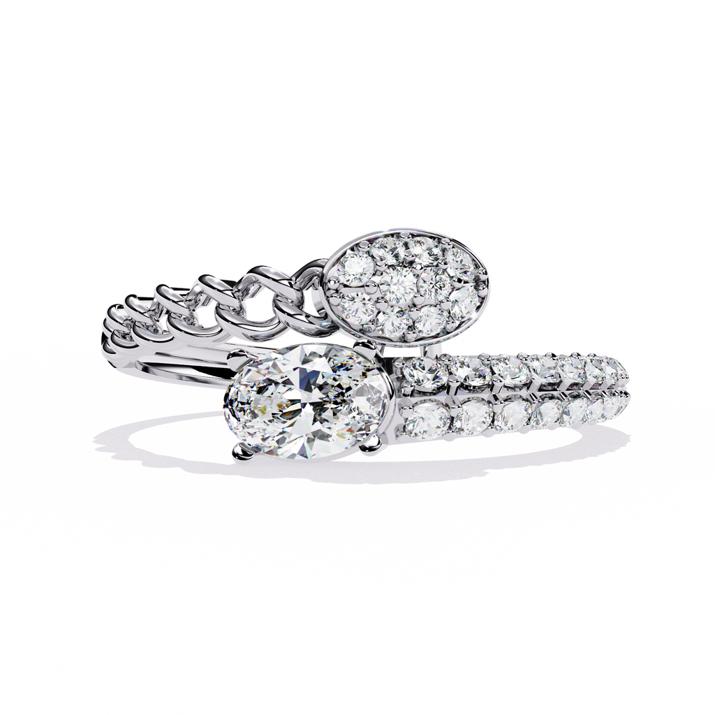 Solaire Diamond Embrace Ring