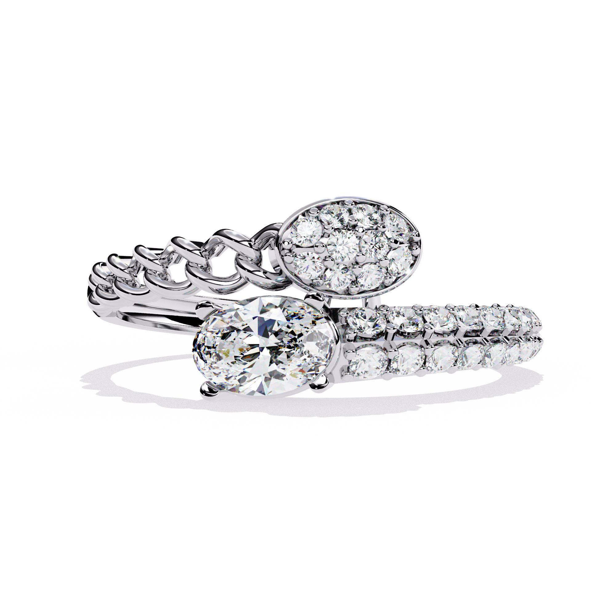 Solaire Diamond Embrace Ring