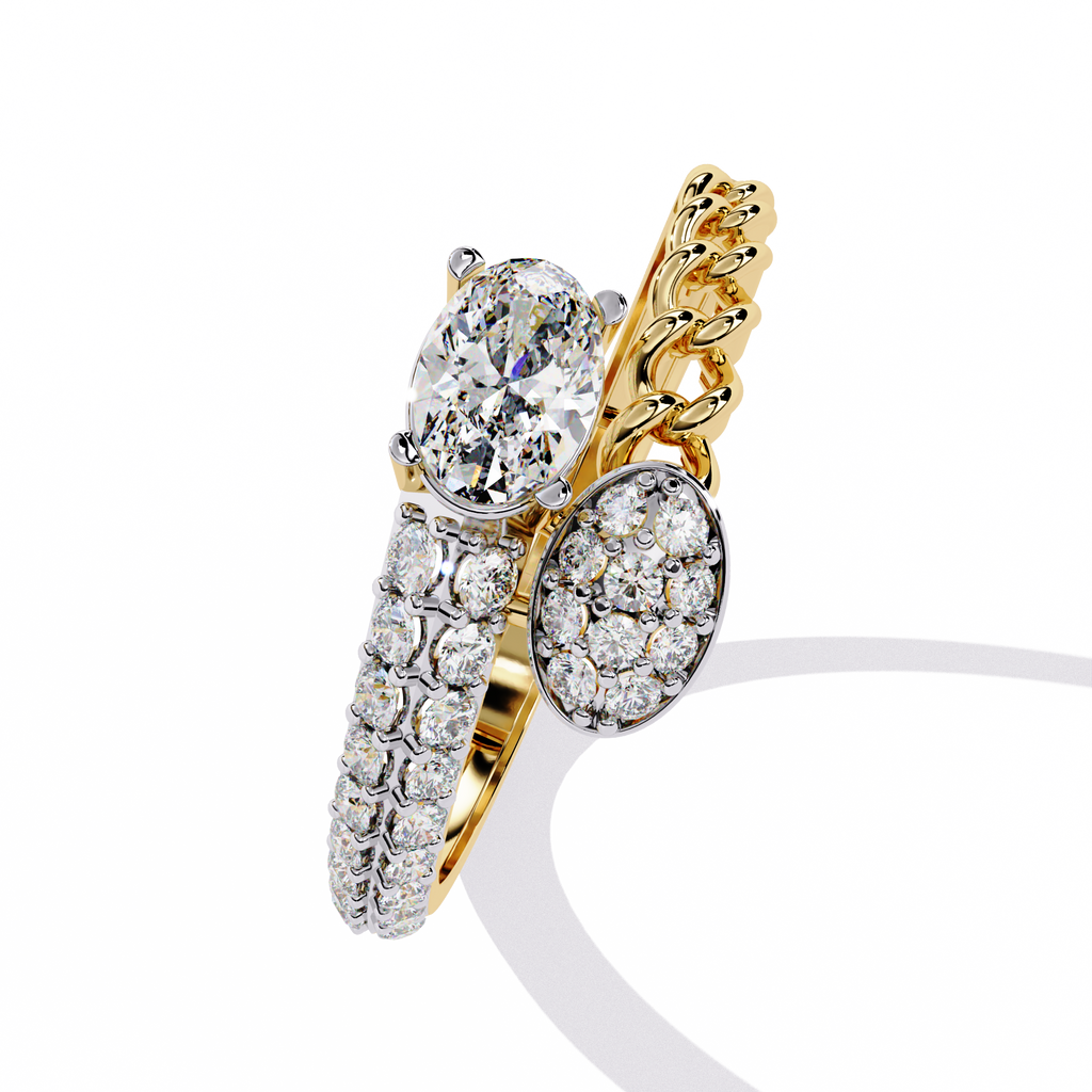 Solaire Diamond Embrace Ring