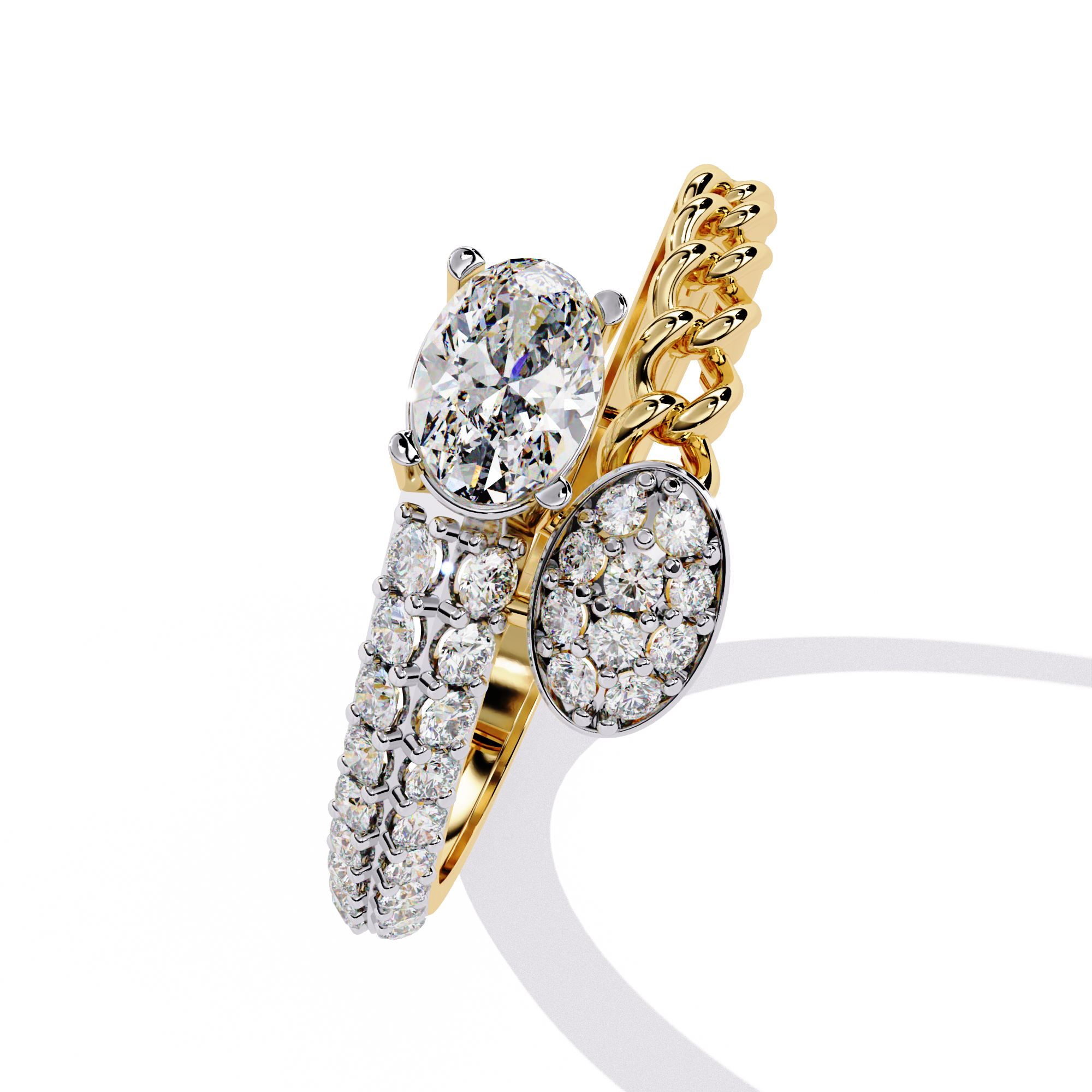 Solaire Diamond Embrace Ring