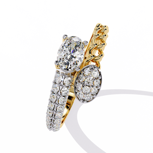Solaire Diamond Embrace Ring