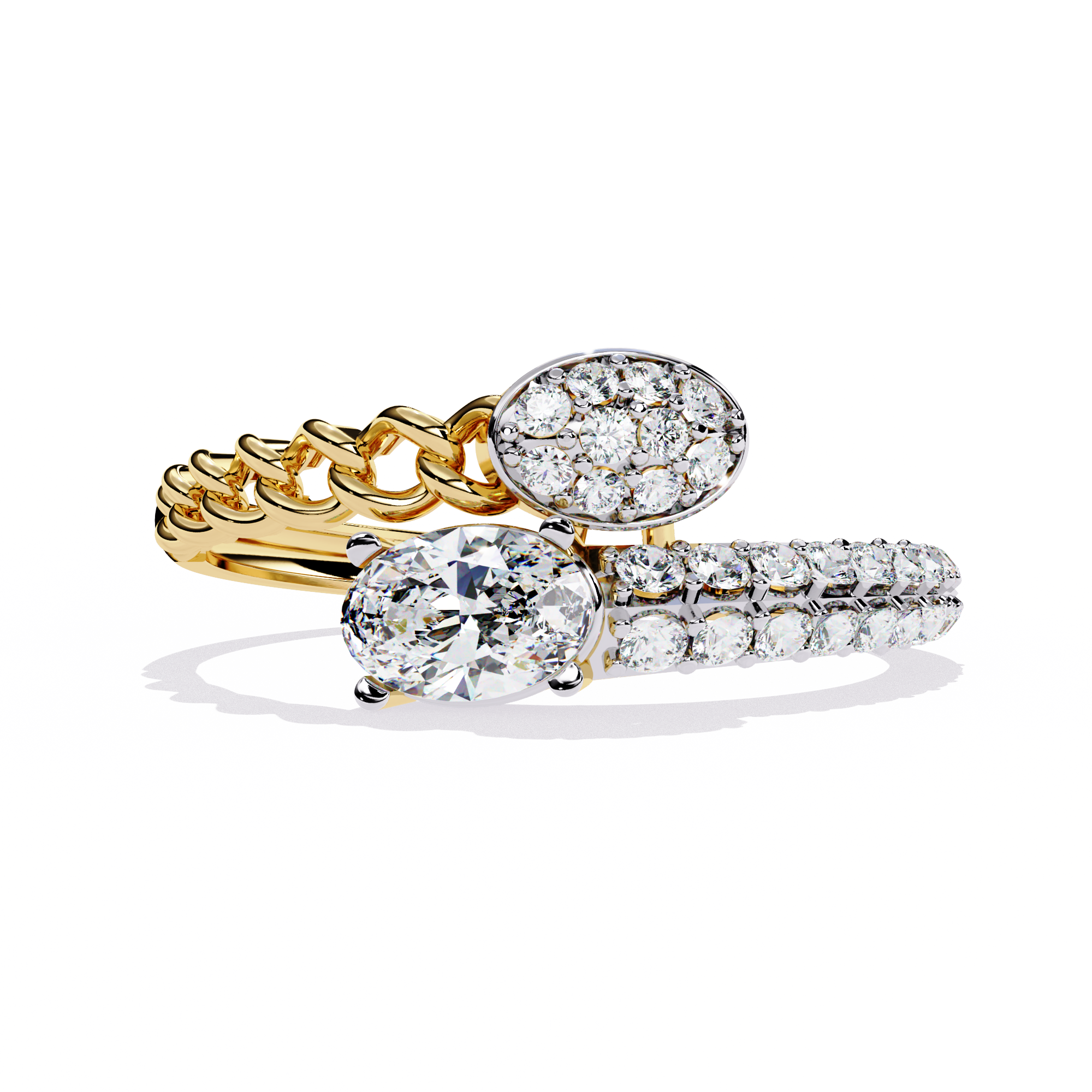 Solaire Diamond Embrace Ring