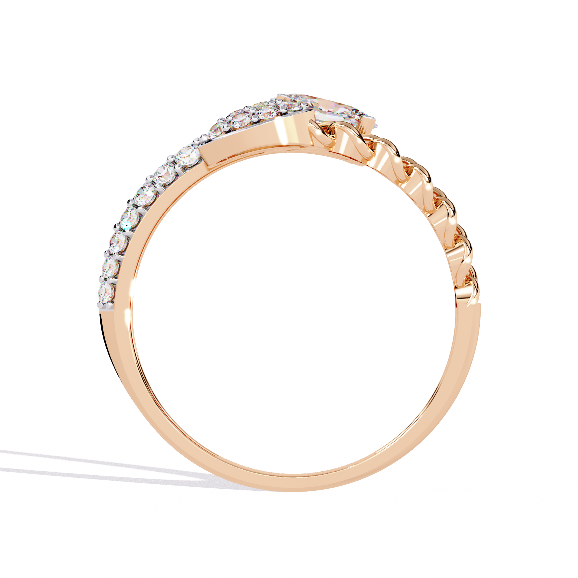 Solaire Diamond Embrace Ring
