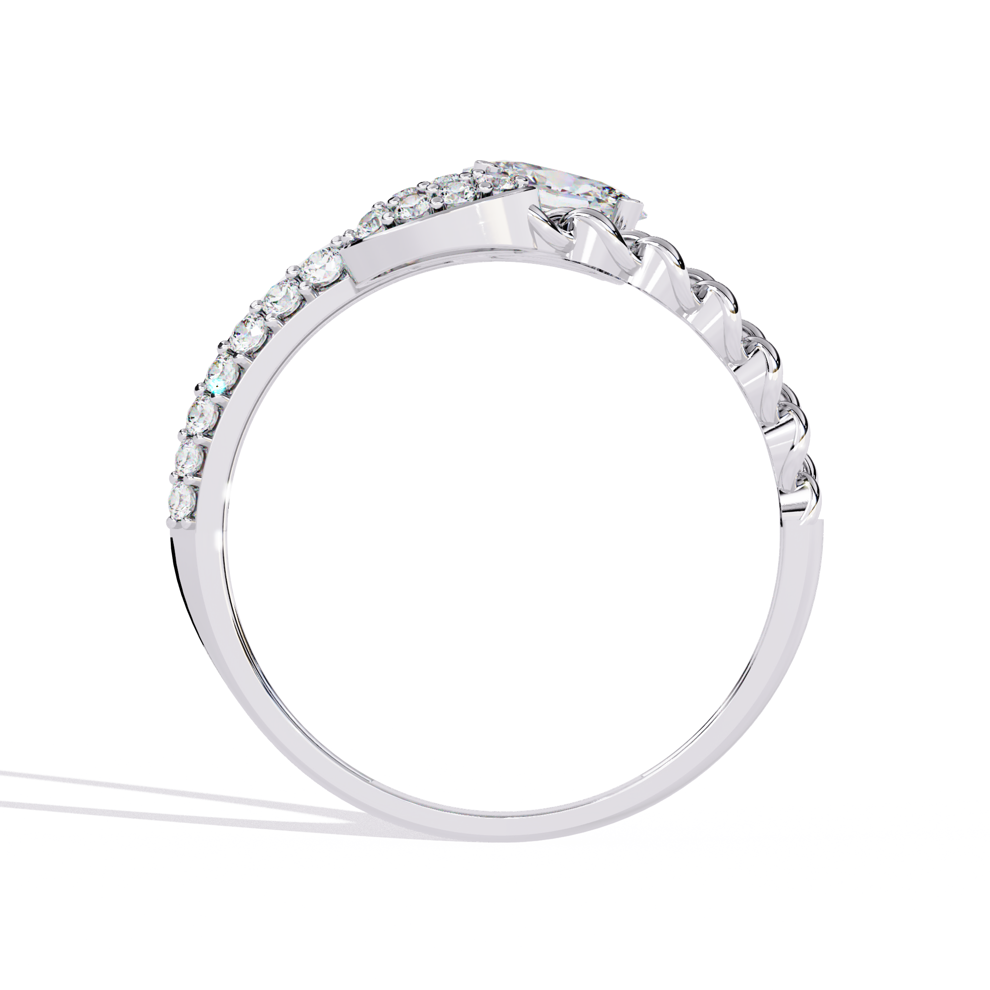 Solaire Diamond Embrace Ring