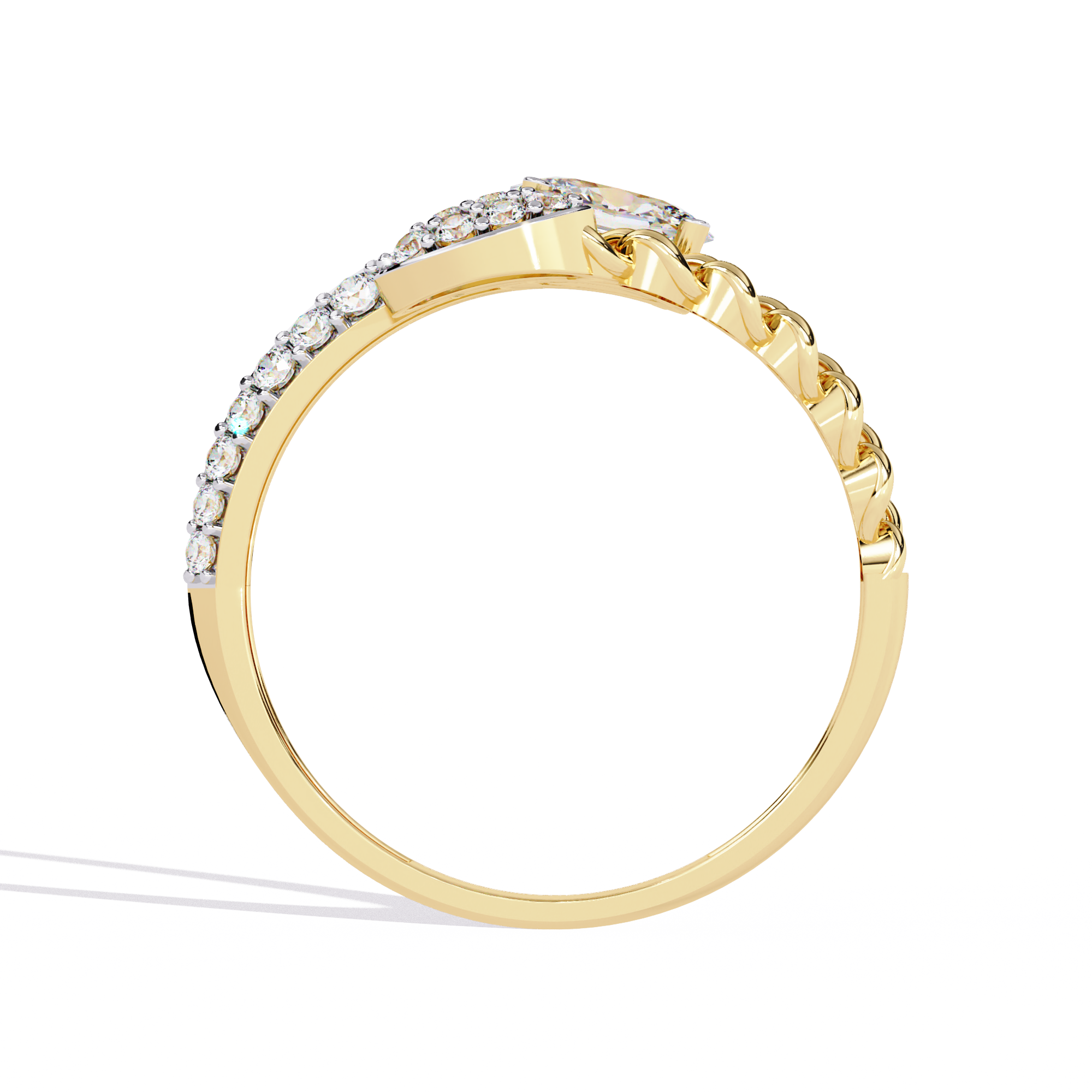 Solaire Diamond Embrace Ring
