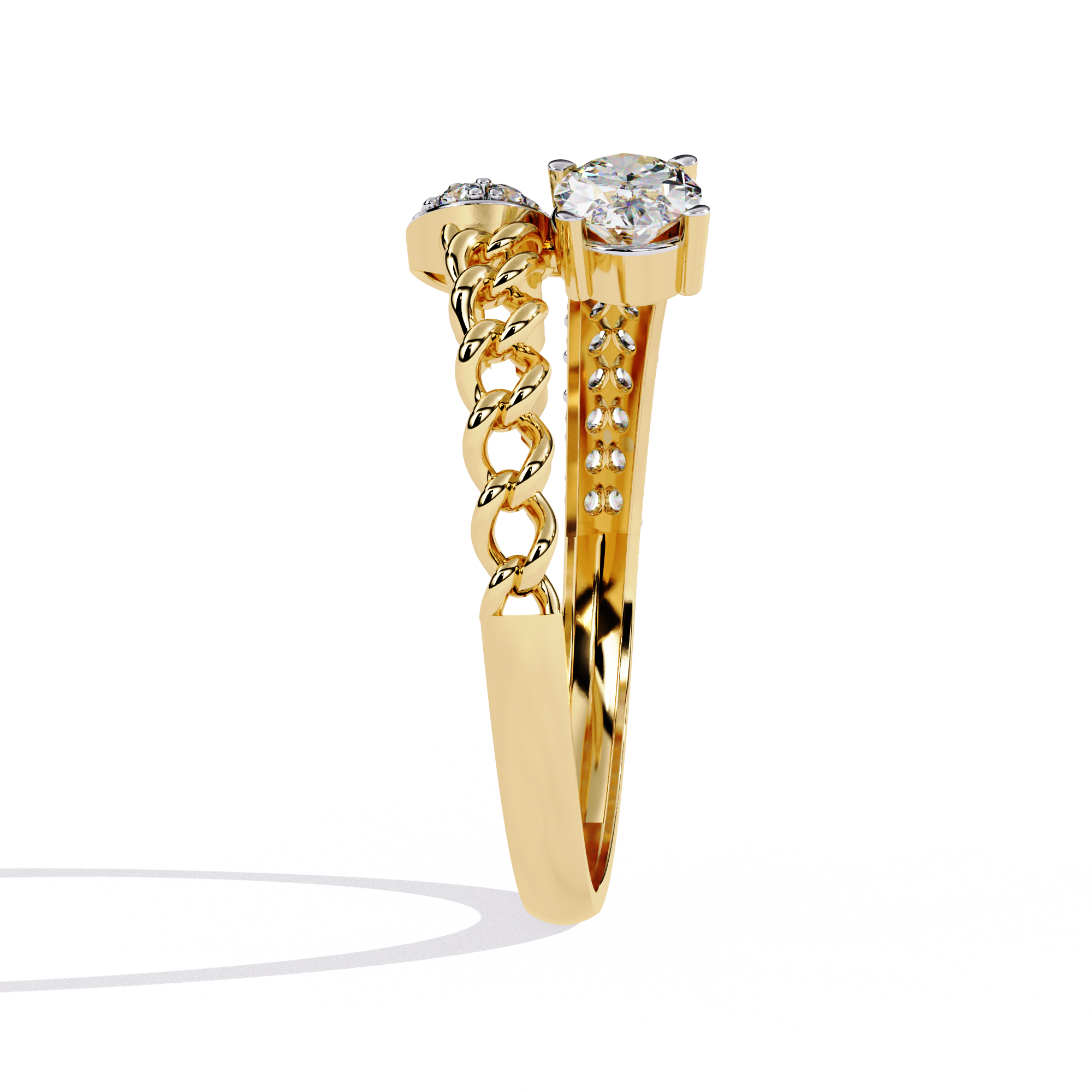 Solaire Diamond Embrace Ring