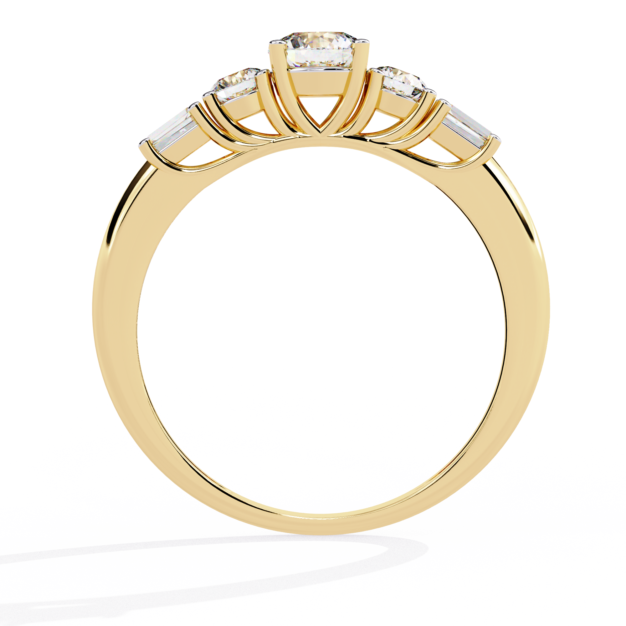 Luxury Linear Diamond Ring