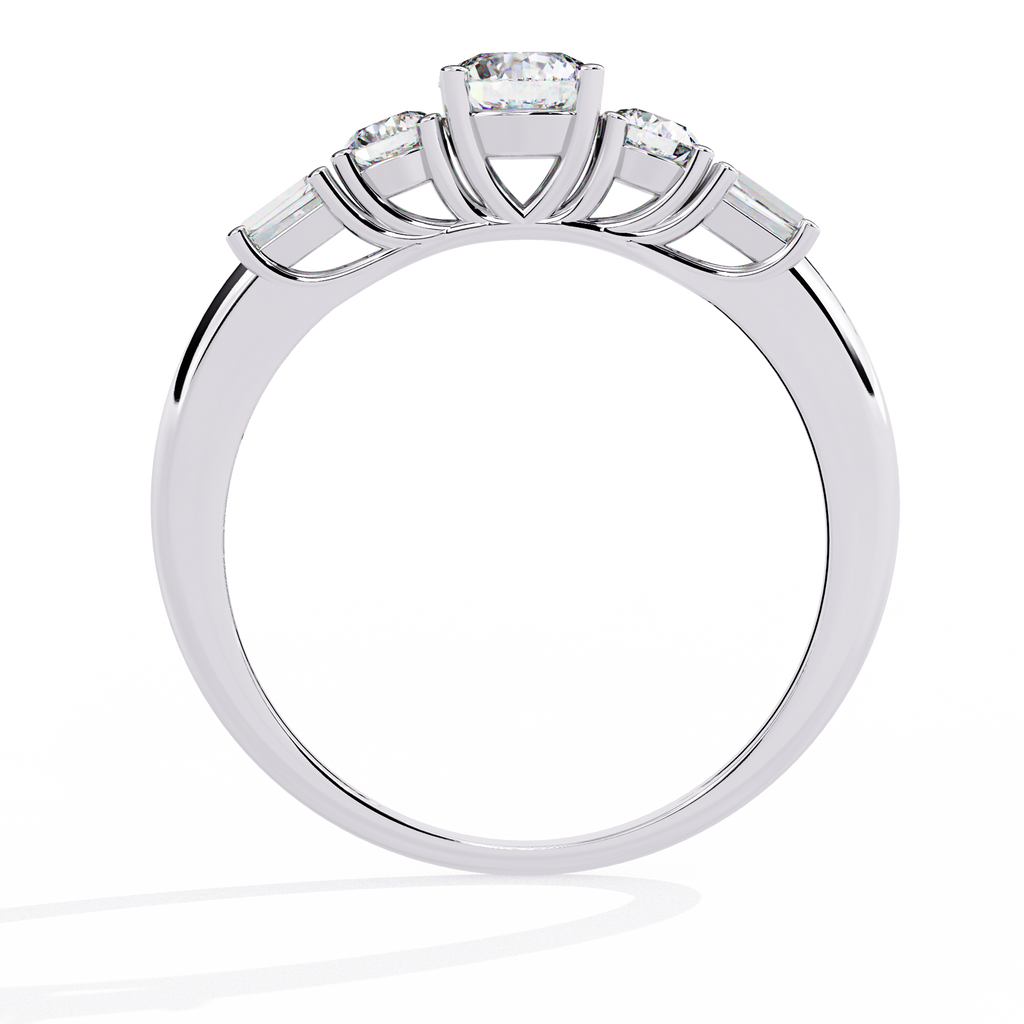 Luxury Linear Diamond Ring