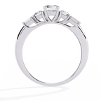 Luxury Linear Diamond Ring