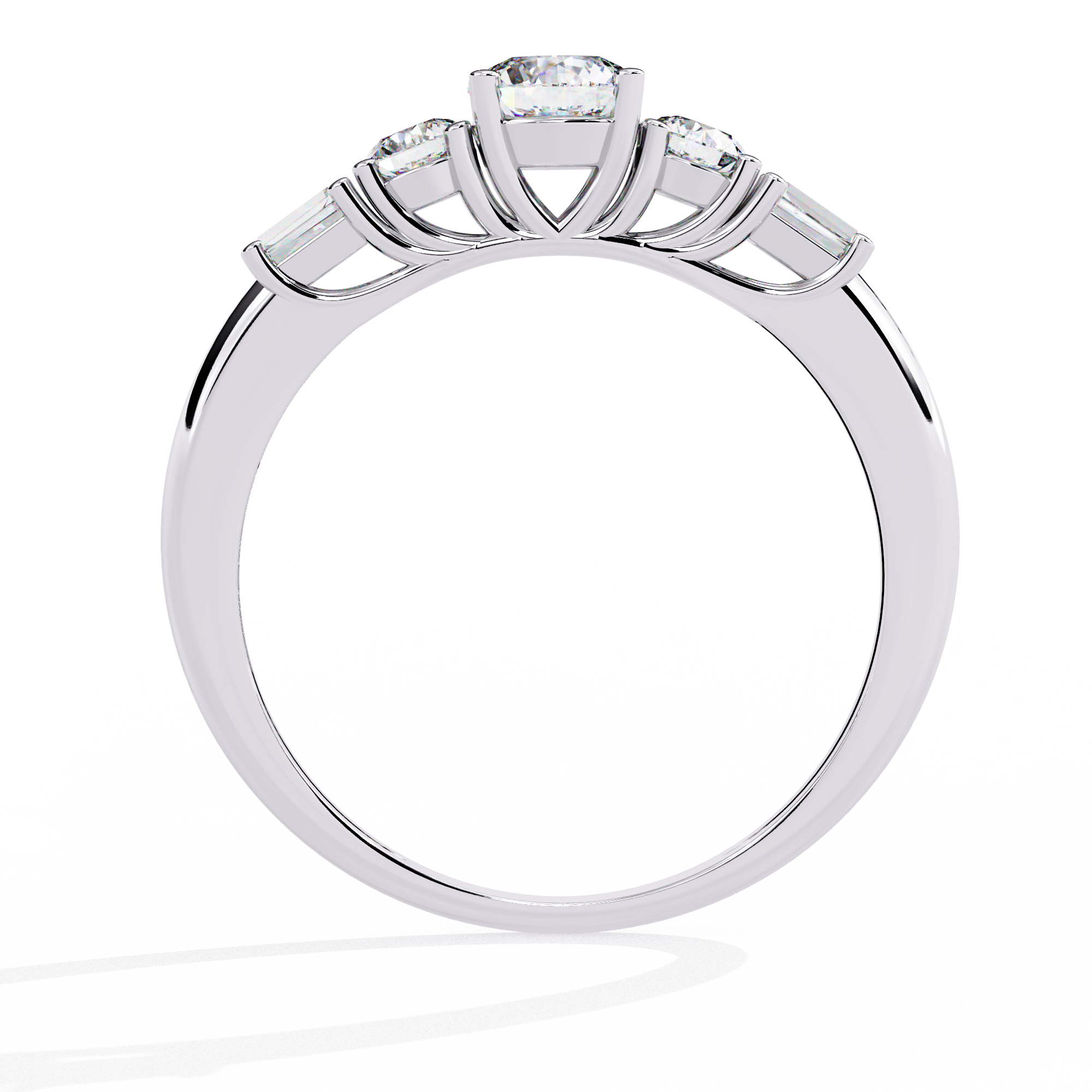 Luxury Linear Diamond Ring