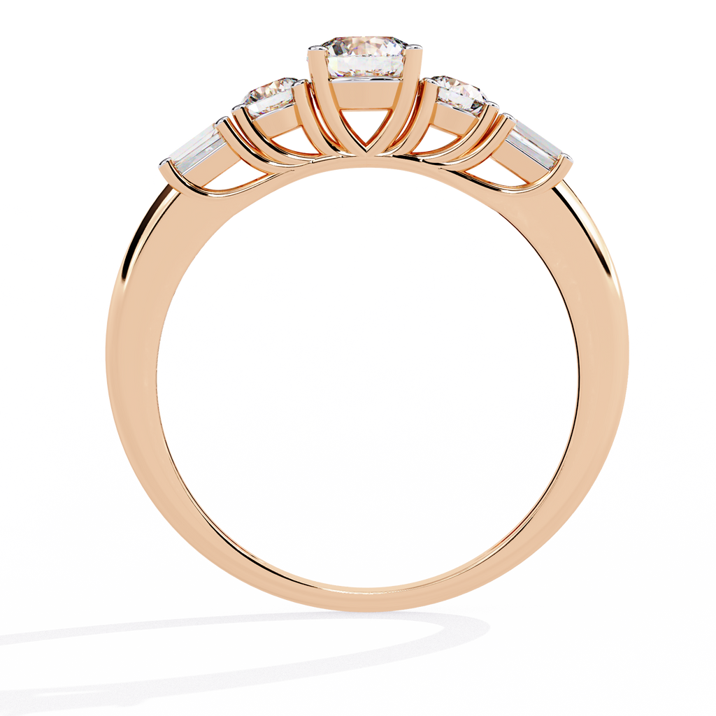 Luxury Linear Diamond Ring