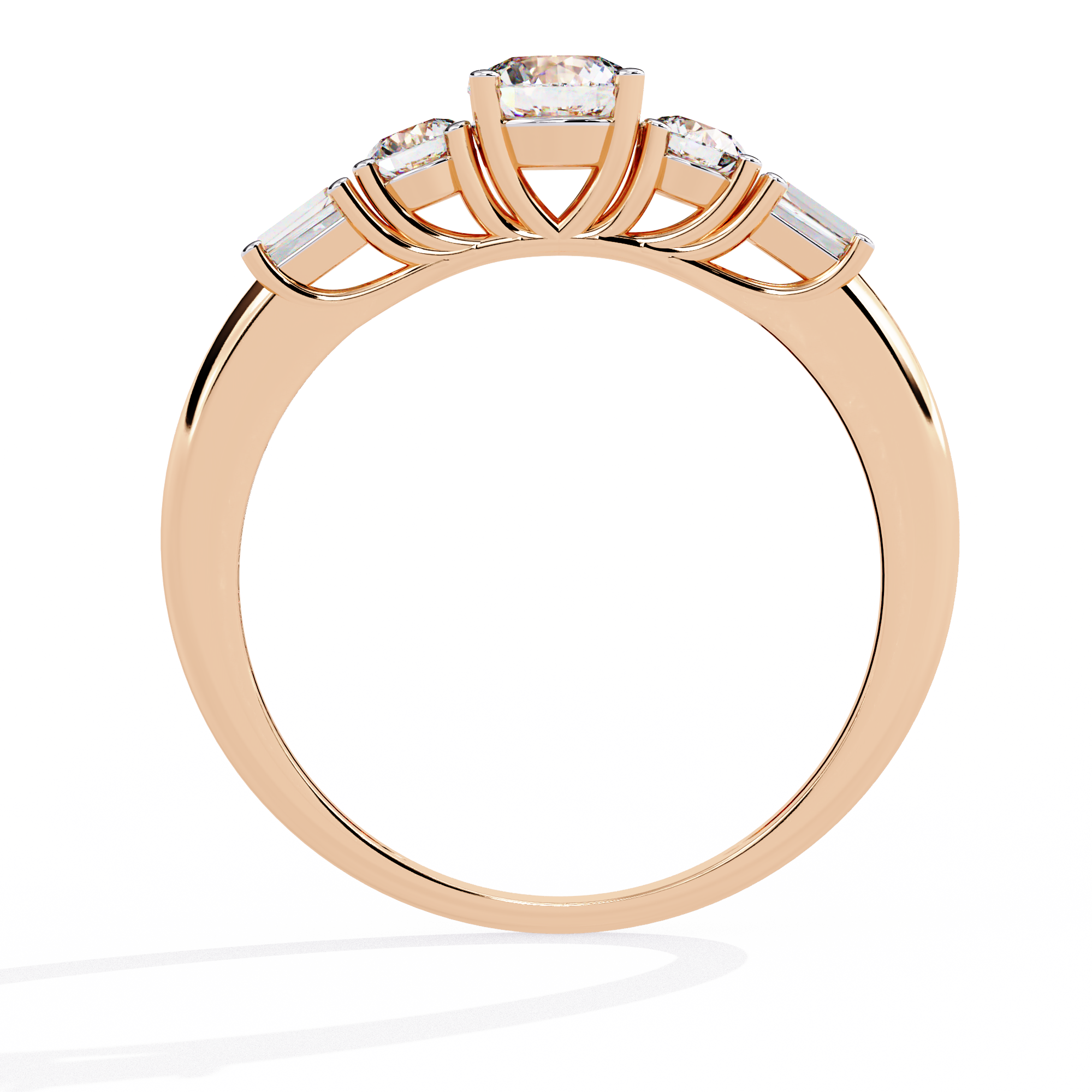 Luxury Linear Diamond Ring