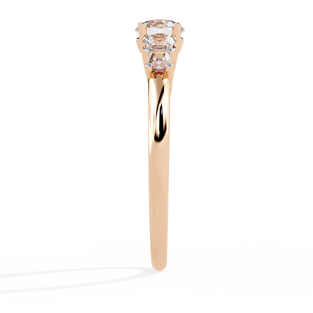 Luxury Linear Diamond Ring