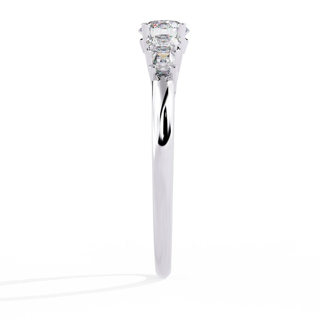Luxury Linear Diamond Ring