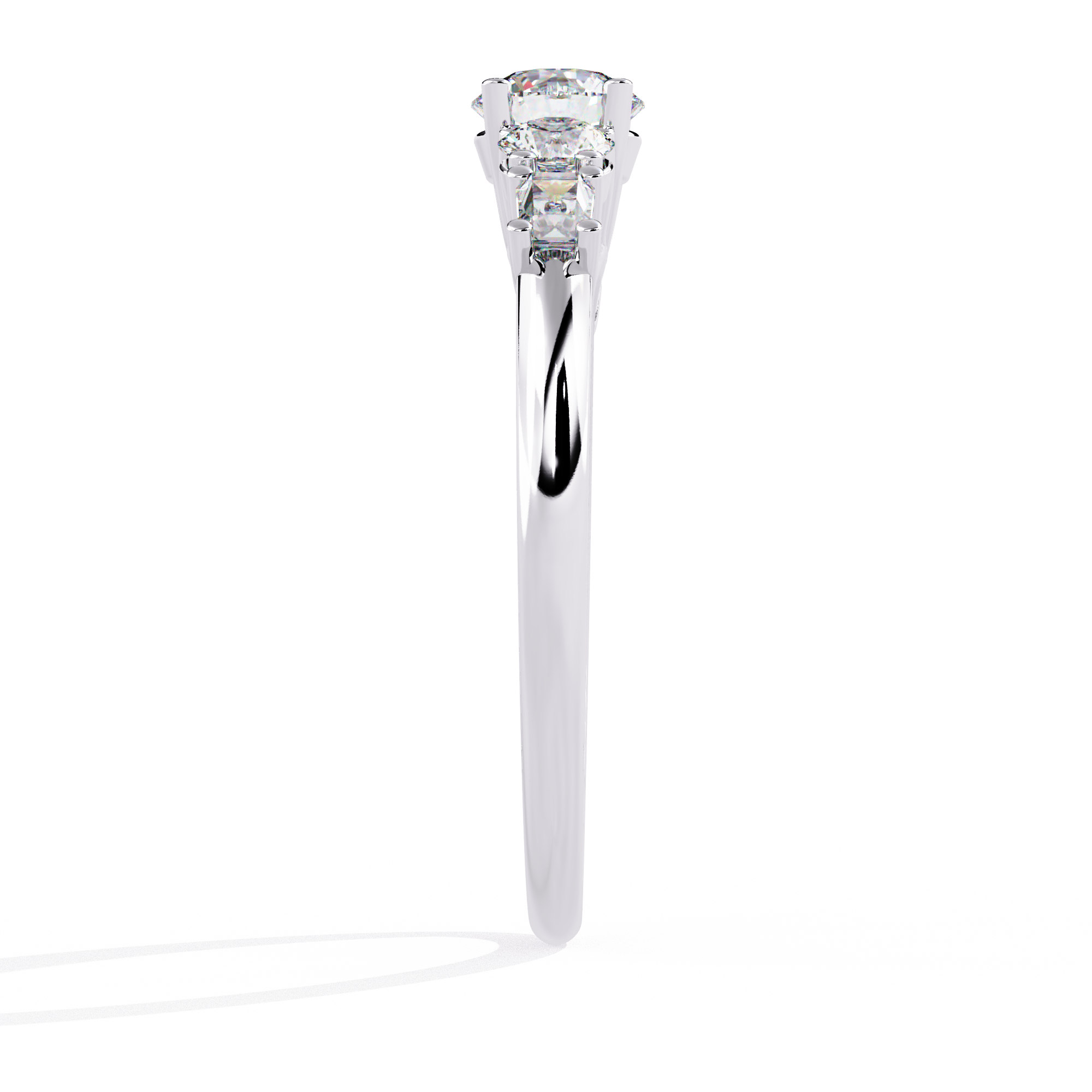 Luxury Linear Diamond Ring