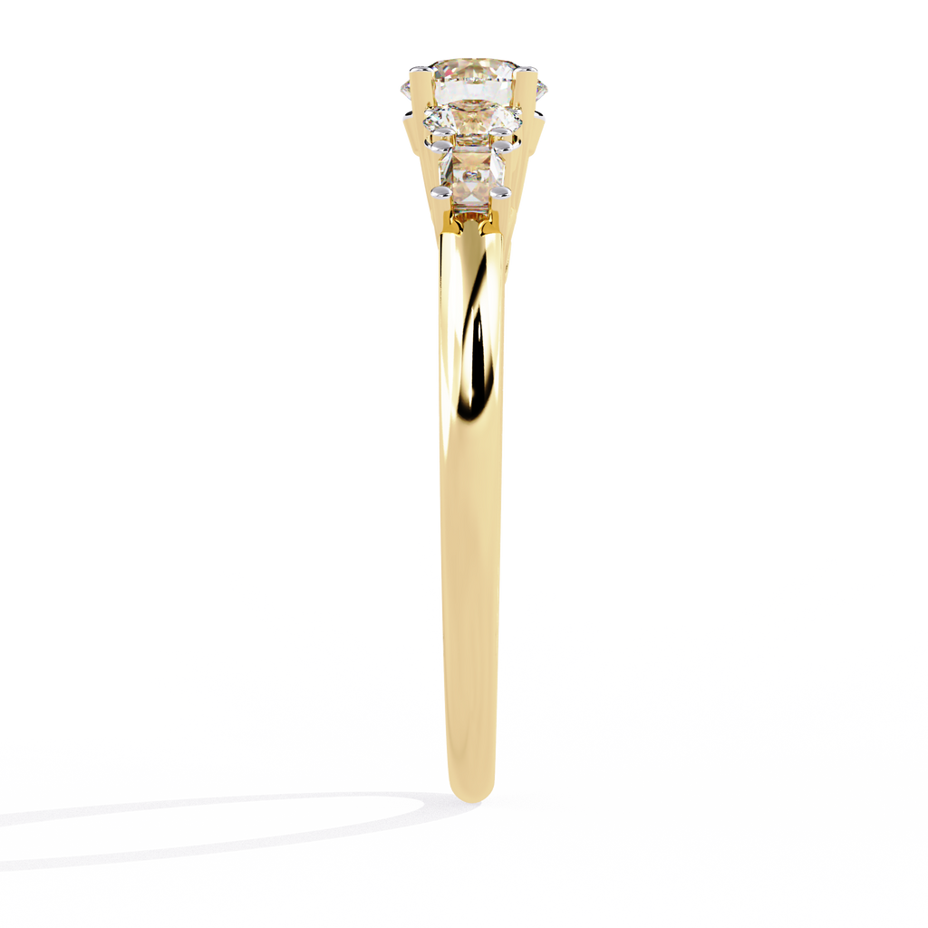 Luxury Linear Diamond Ring