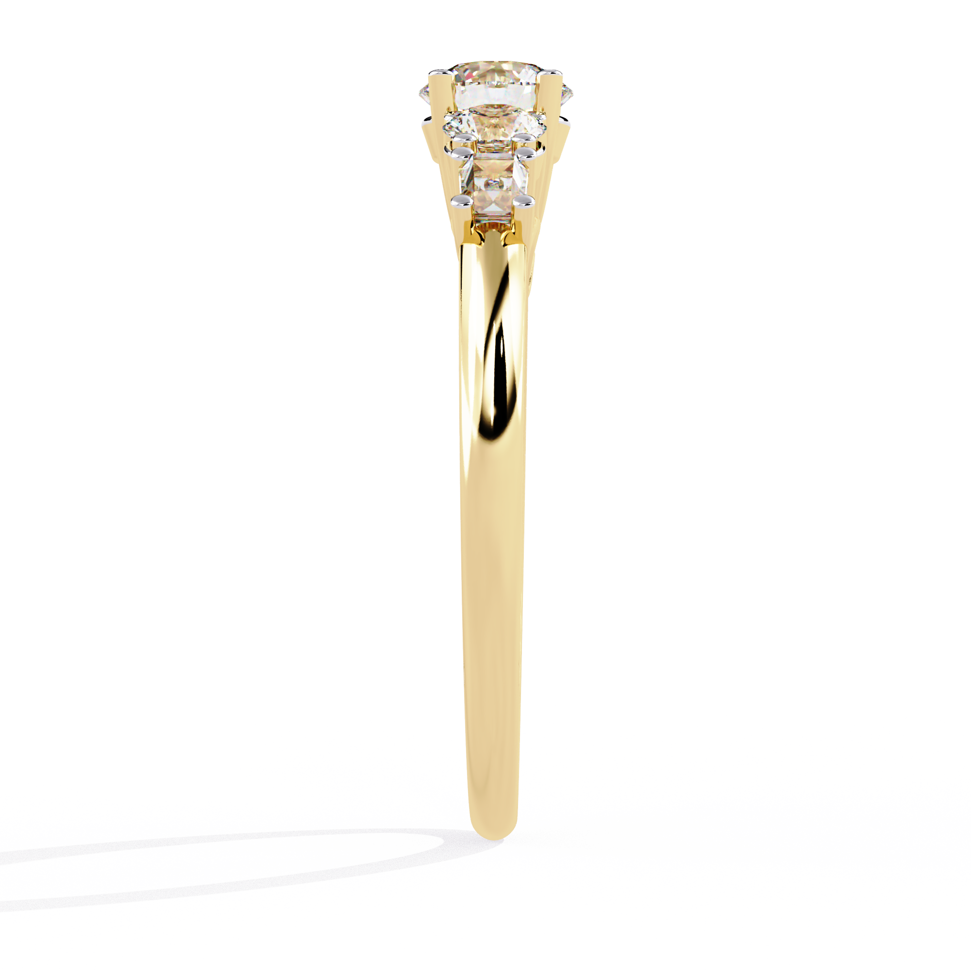 Luxury Linear Diamond Ring