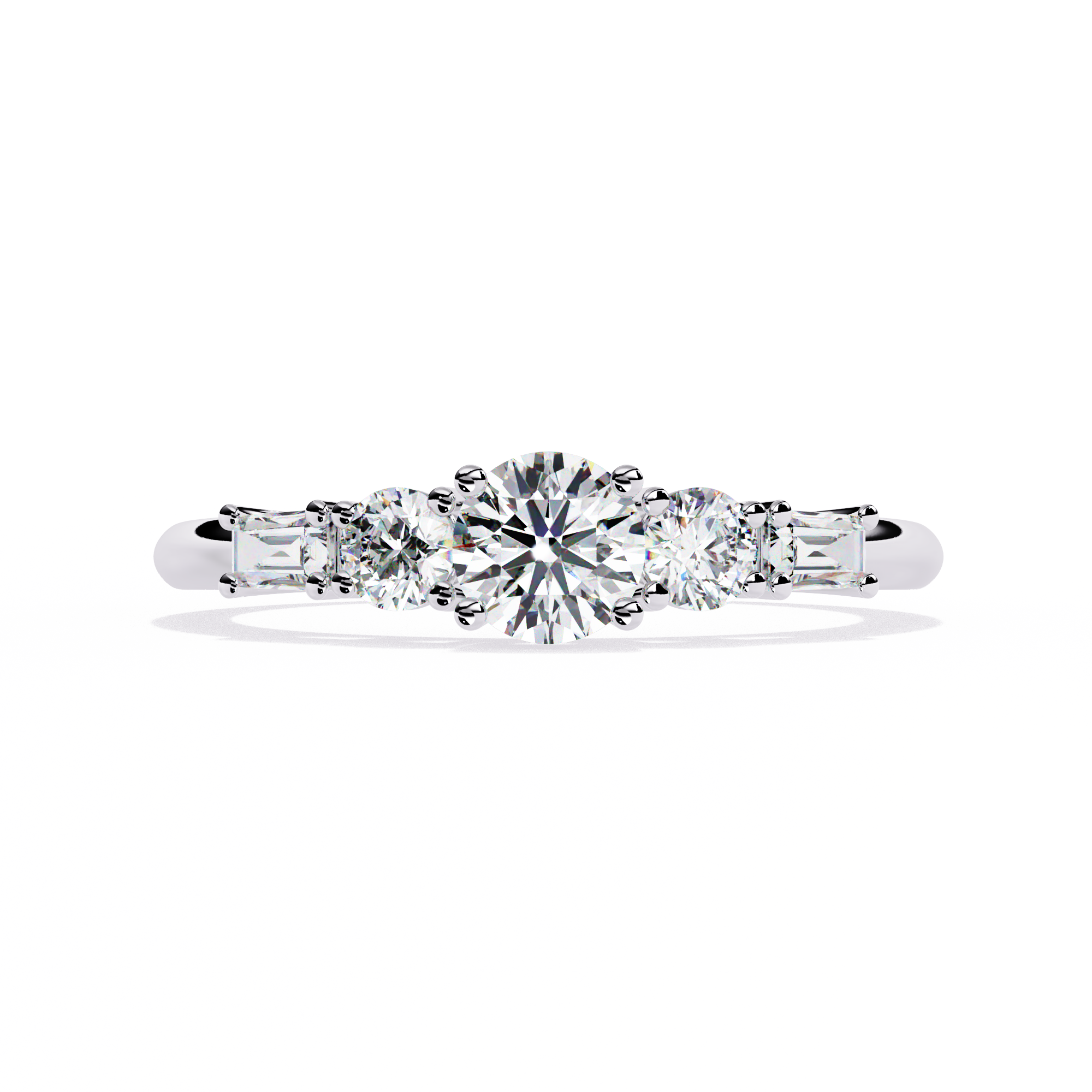 Luxury Linear Diamond Ring
