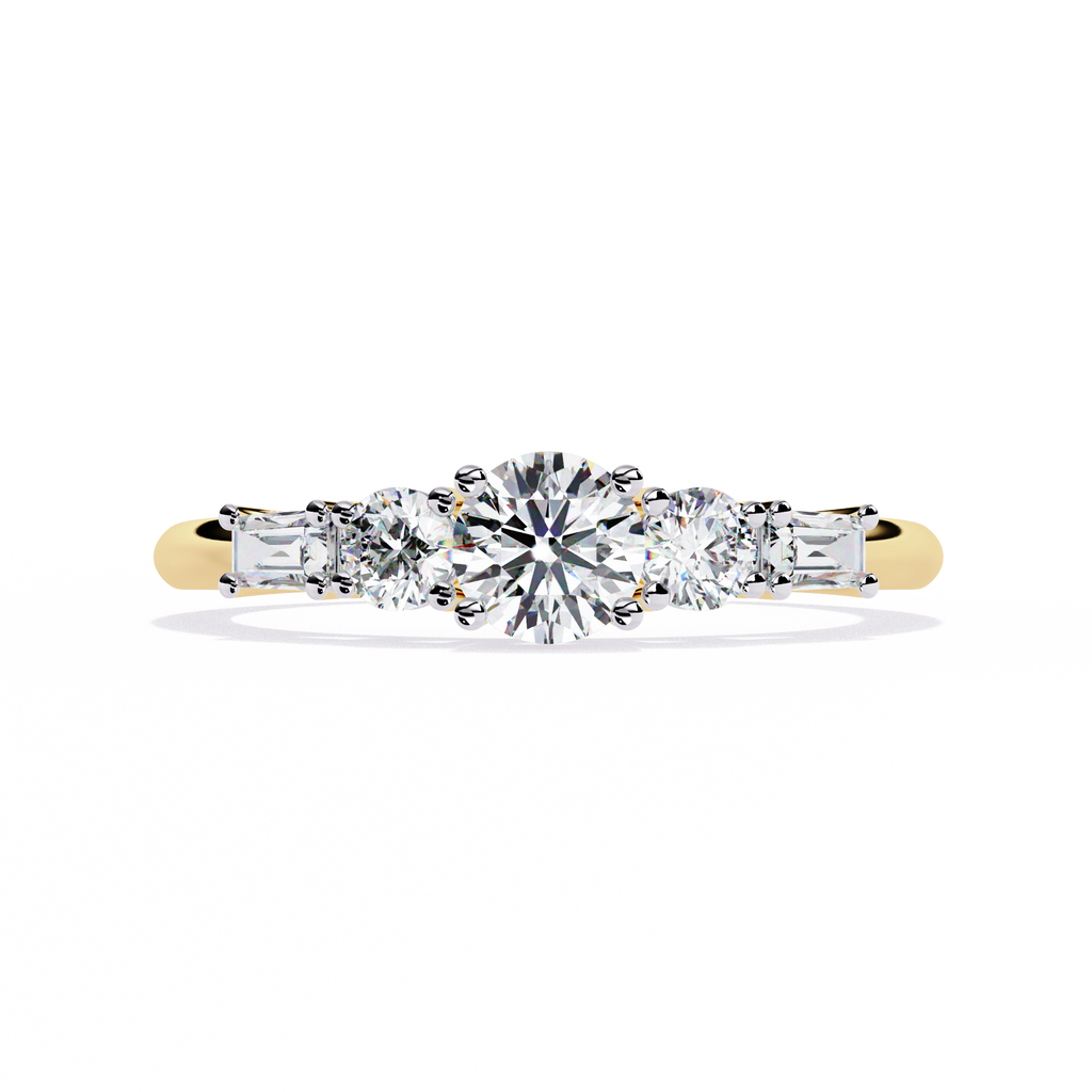 Luxury Linear Diamond Ring