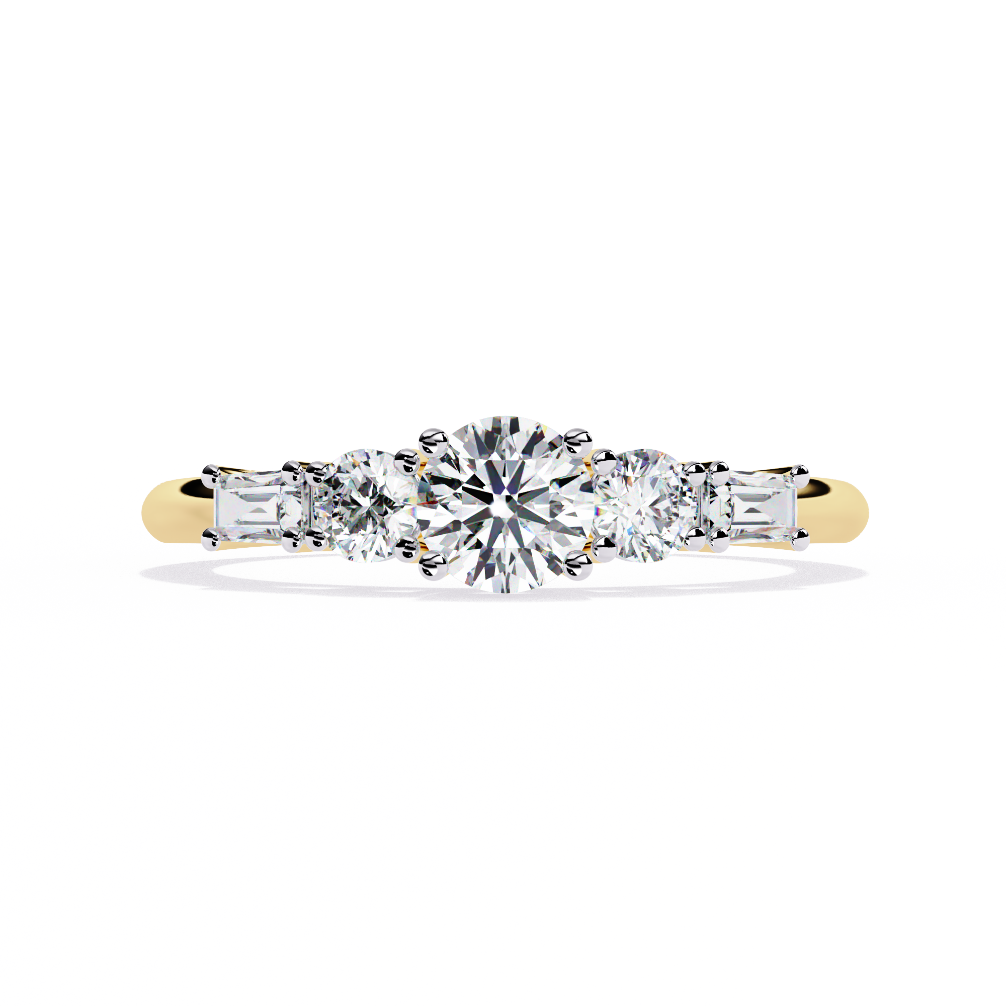 Luxury Linear Diamond Ring