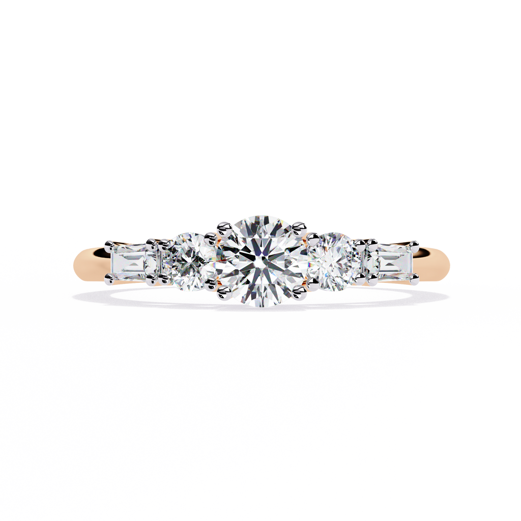 Luxury Linear Diamond Ring
