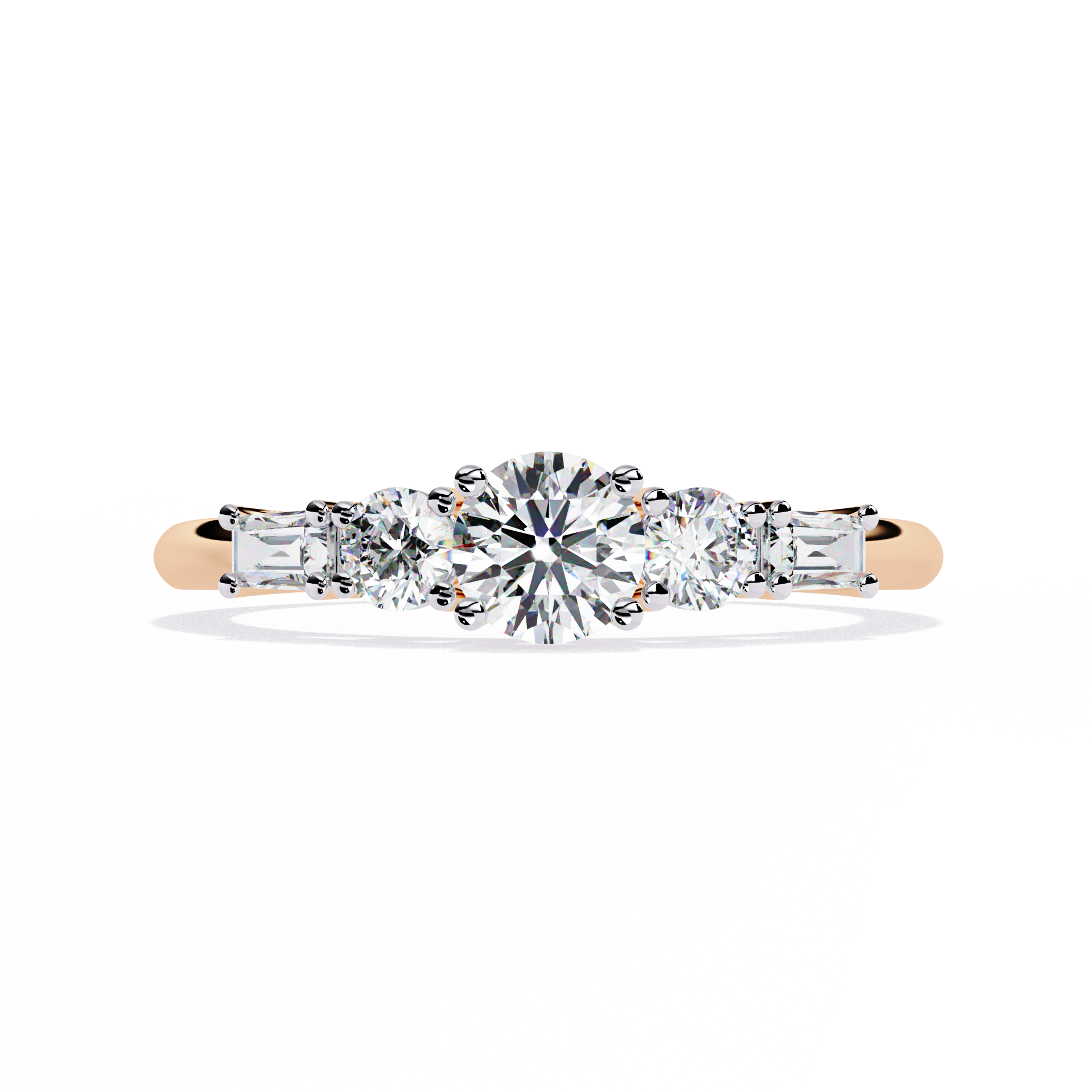 Luxury Linear Diamond Ring