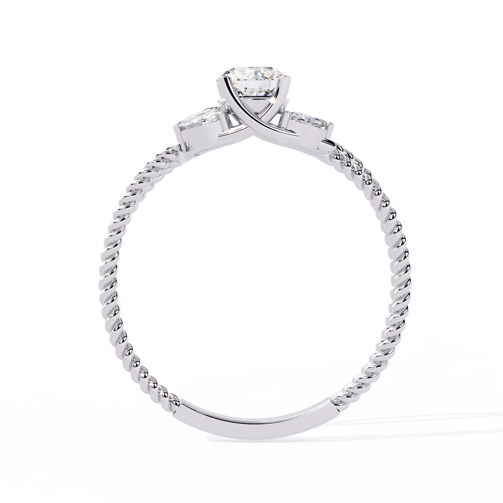 Eternal Knot Diamond Ring